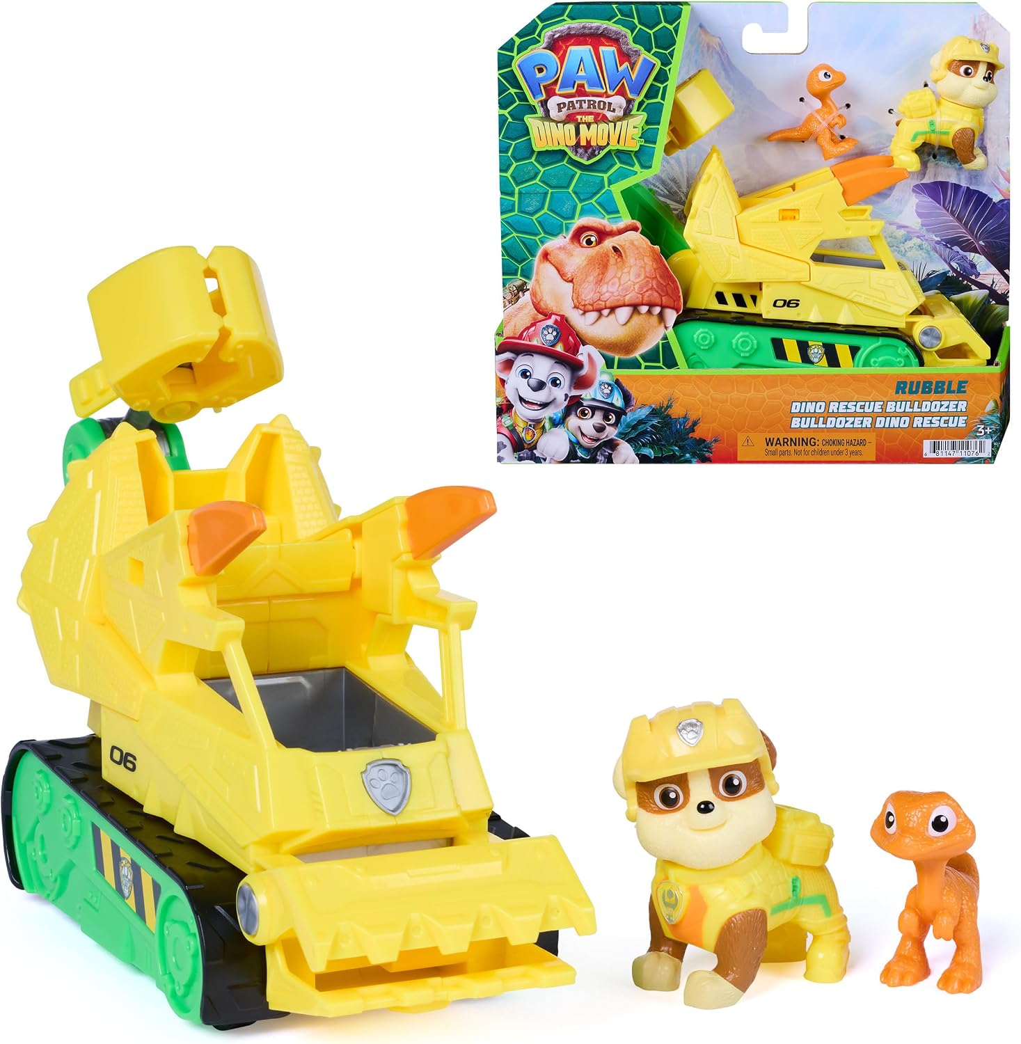 Paw Patrol Dino Movie - Rubble Rescue Bulldozer