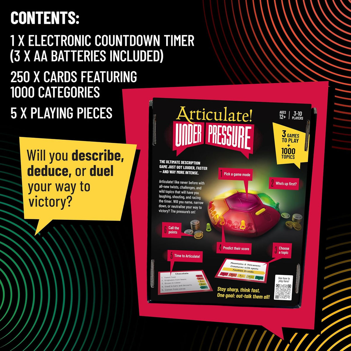 Articulate Under Pressure Game