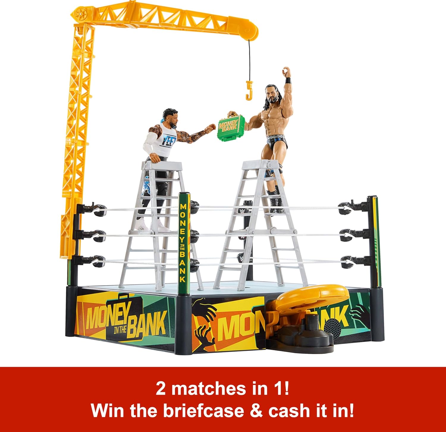 WWE Money In The Bank Cash-in Ring Playset