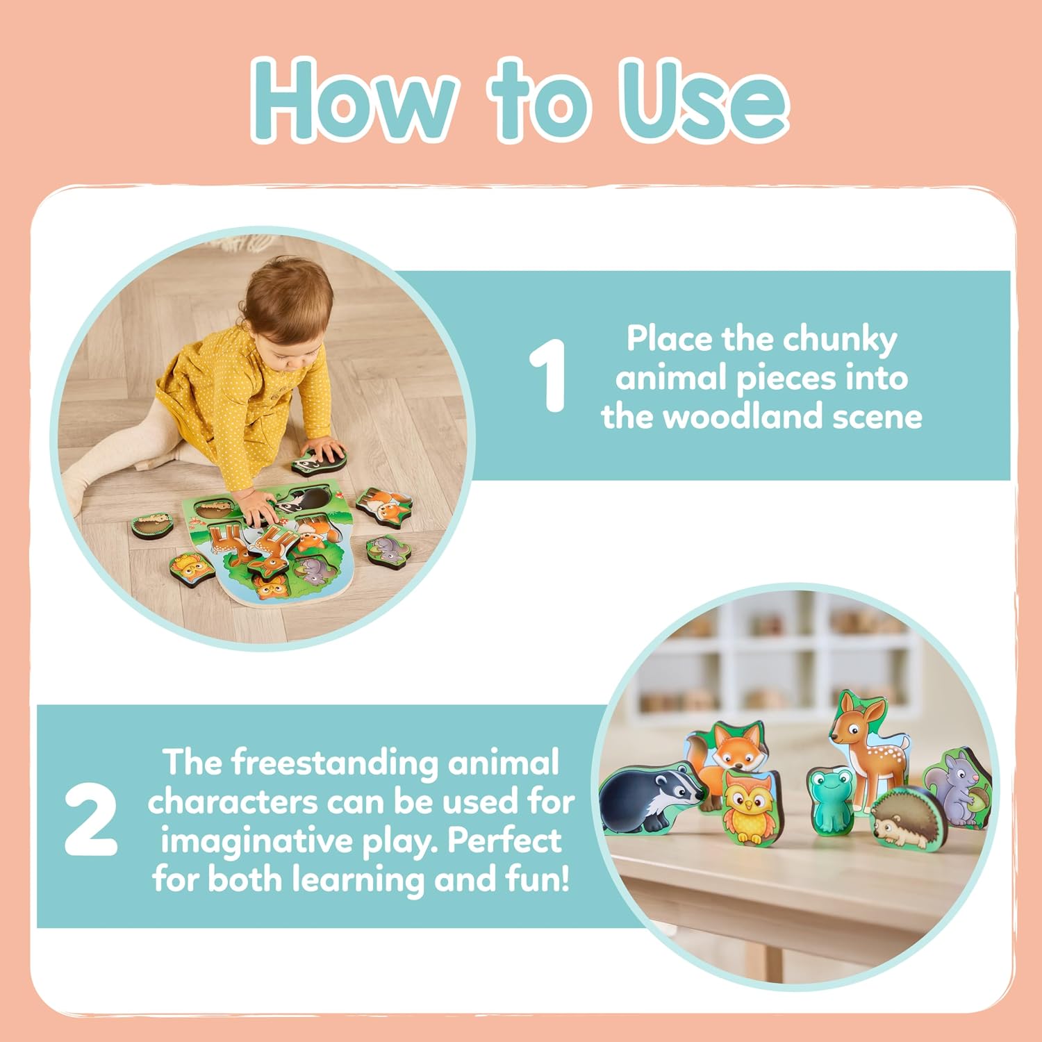 Orchard Woodlands Wooden Nesting Puzzle