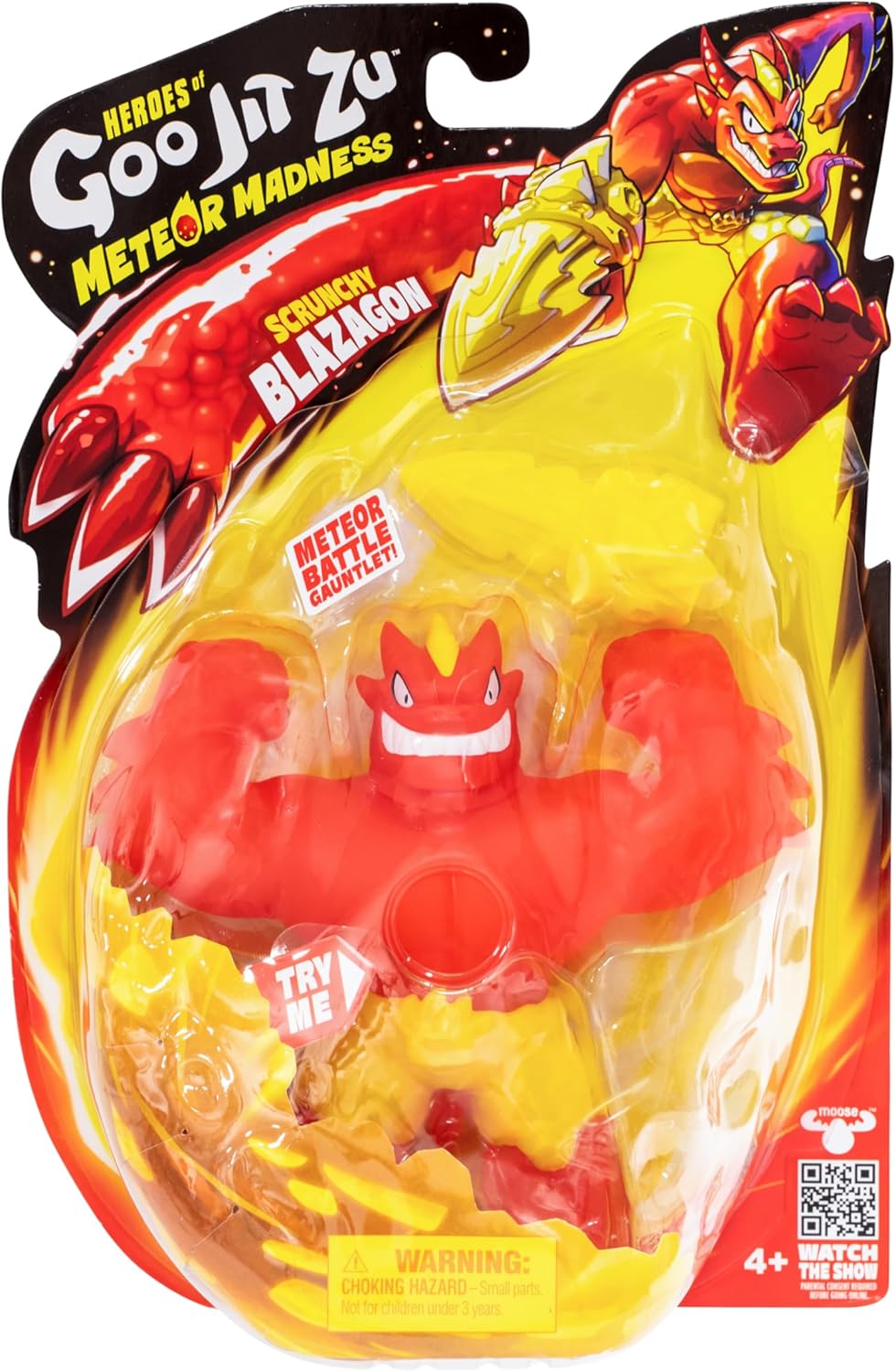 Heroes of Goo Jit Zu Meteor Madness Scrunchy Blazagon