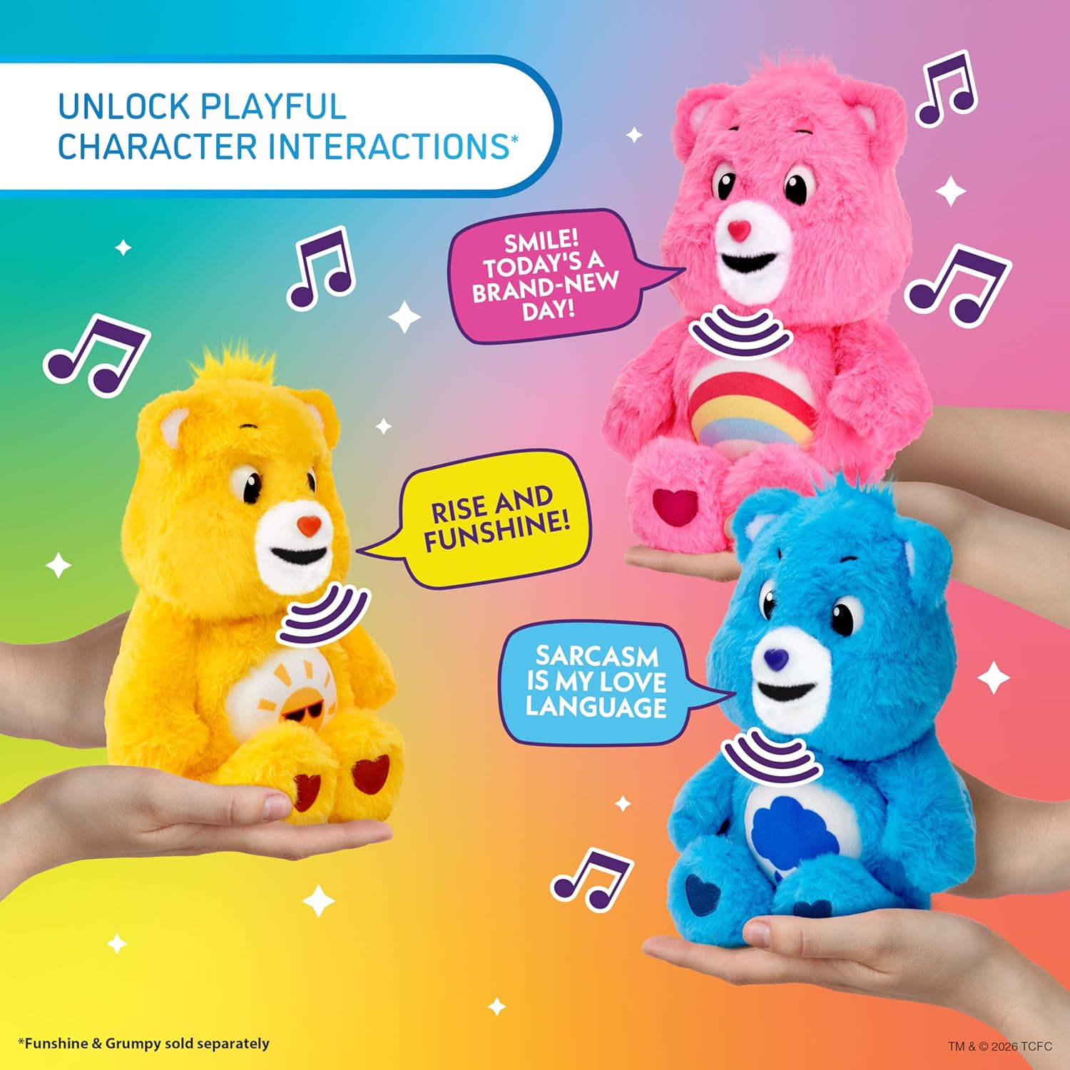 Care Bears Cheer Bear Palm Puppetronic