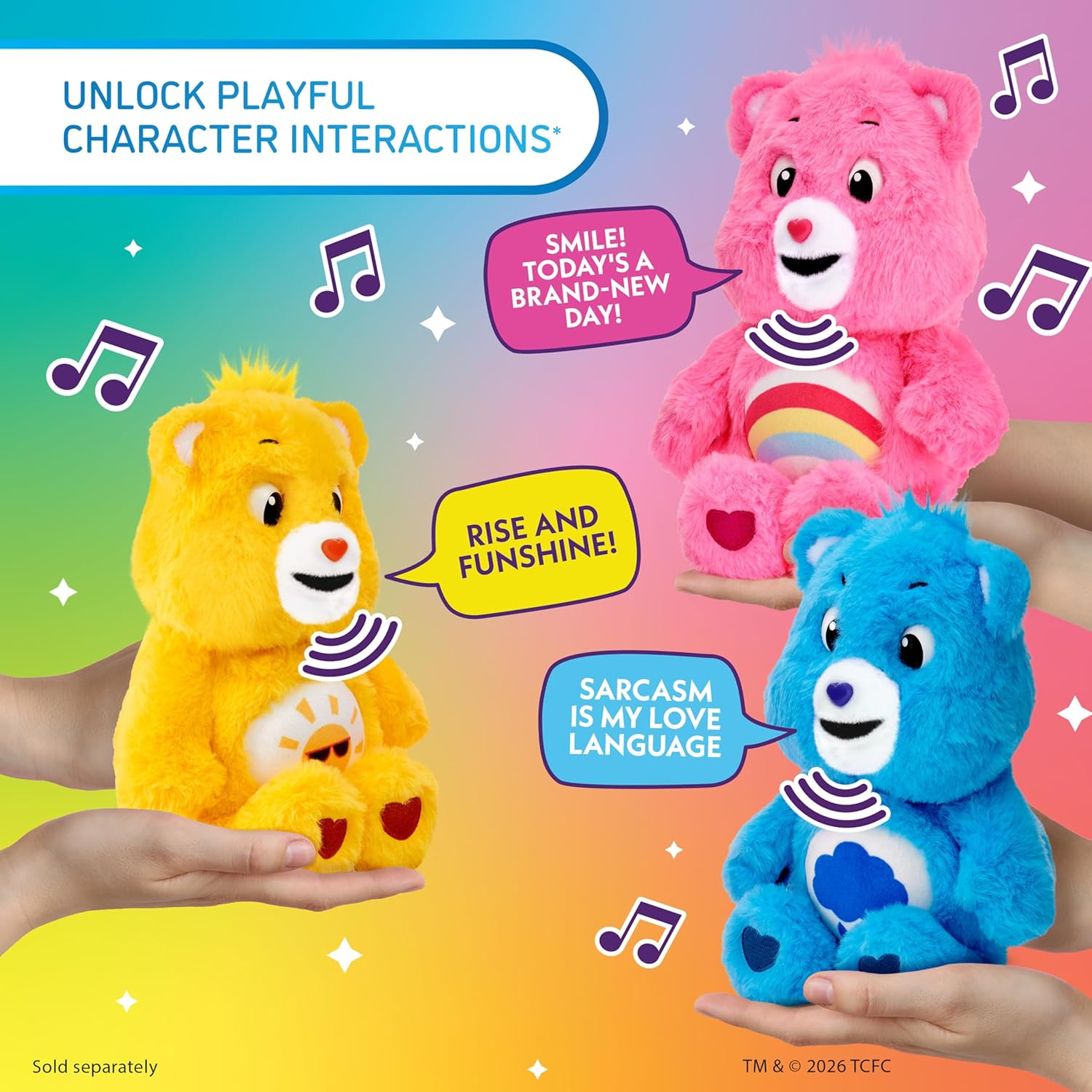 Care Bears Funshine Bear Palm Puppetronic