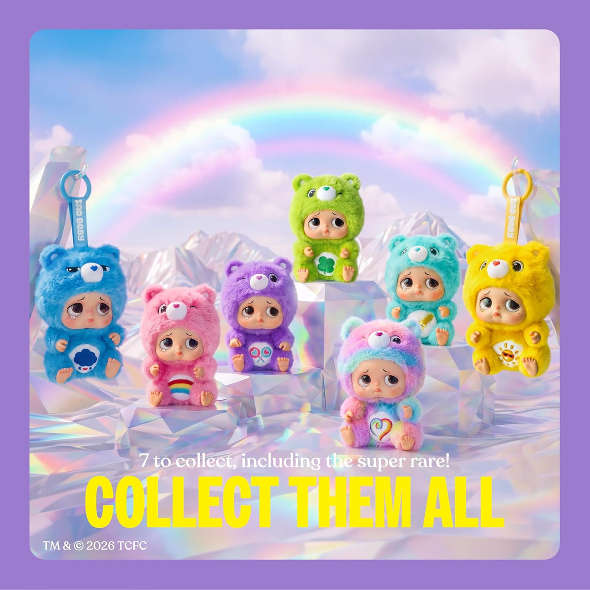 Star Box Sad Baby Care Bears Keyrings Blind Box S1