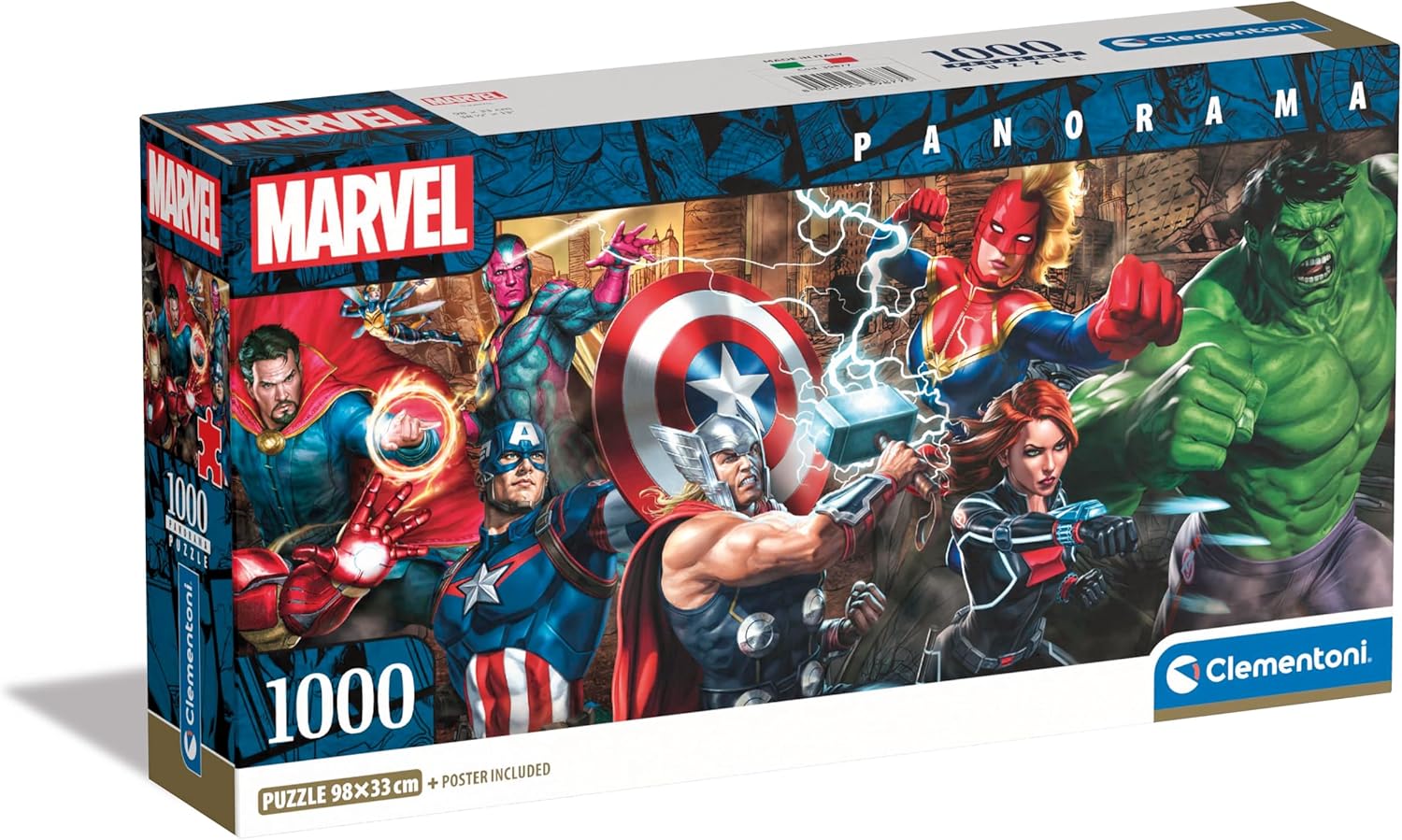 Clementoni Marvel 1000 Piece Panorama Puzzle
