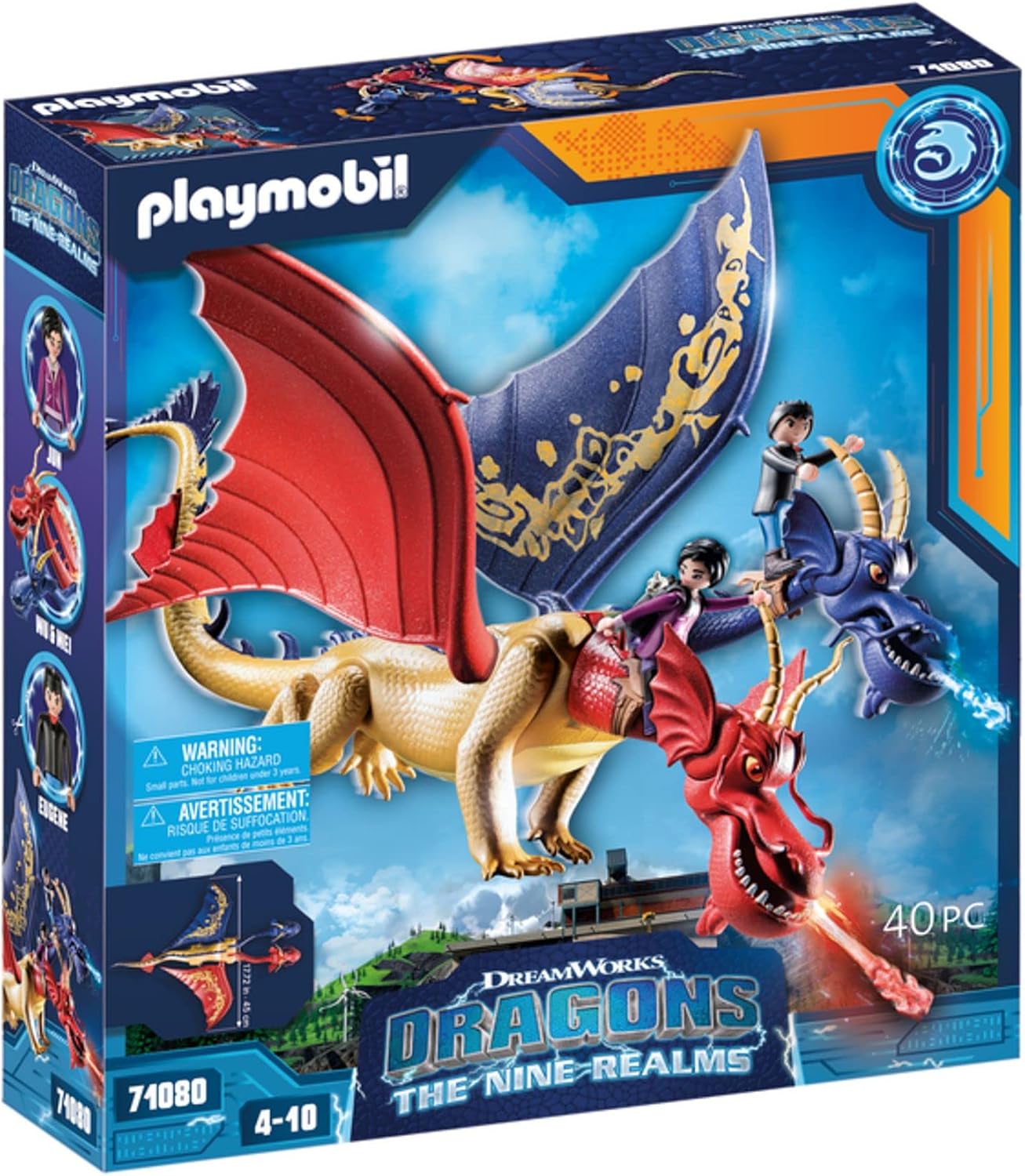 Playmobil Dragons: The Nine Realms - Wu and Wei with Jun