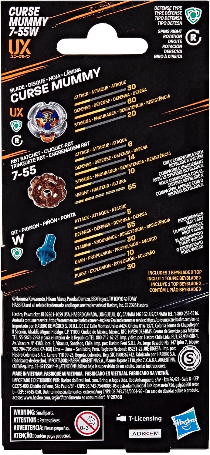 Beyblade X Curse Mummy 7-55W UX