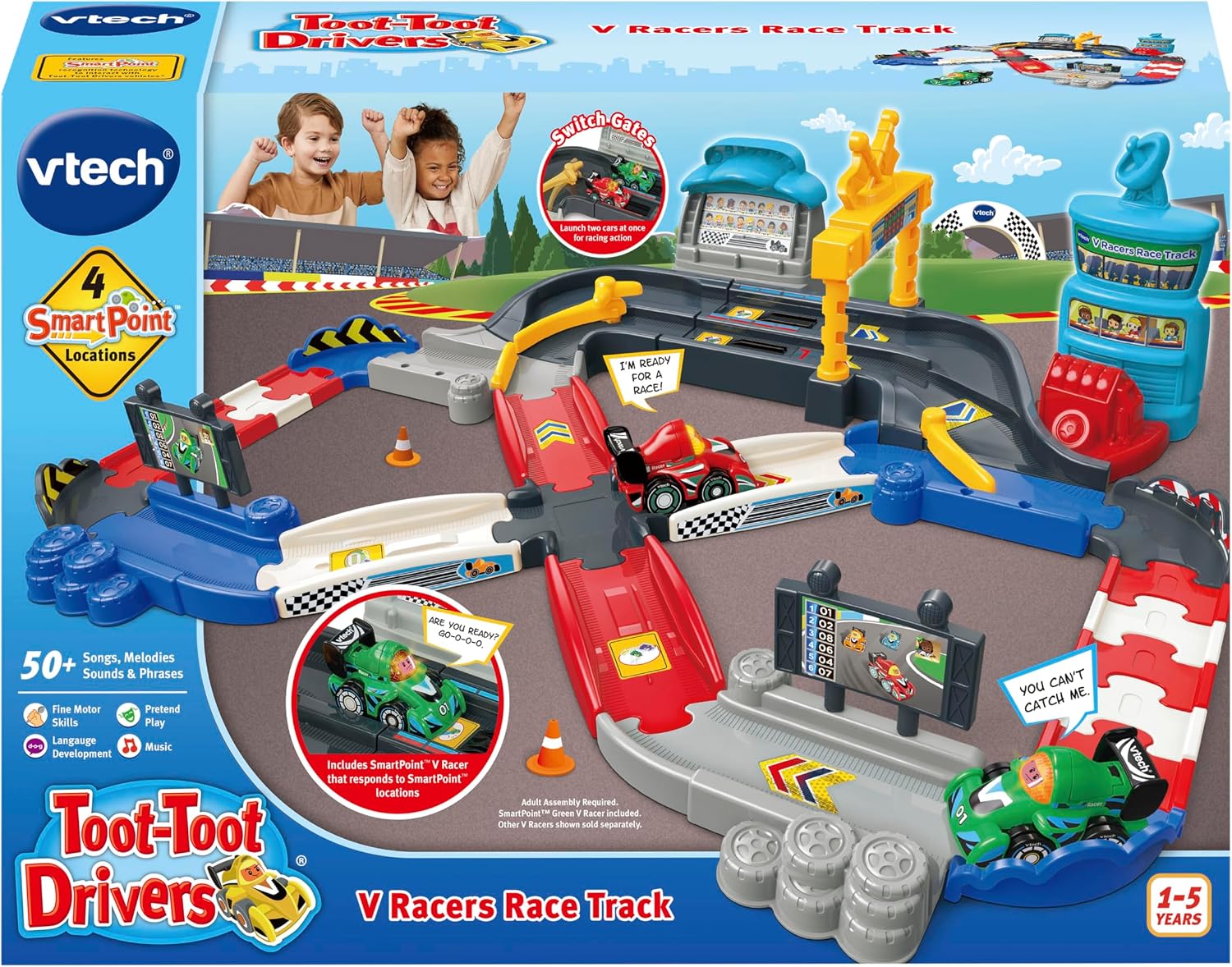 VTech Toot Toot V Racers Race Track Playset
