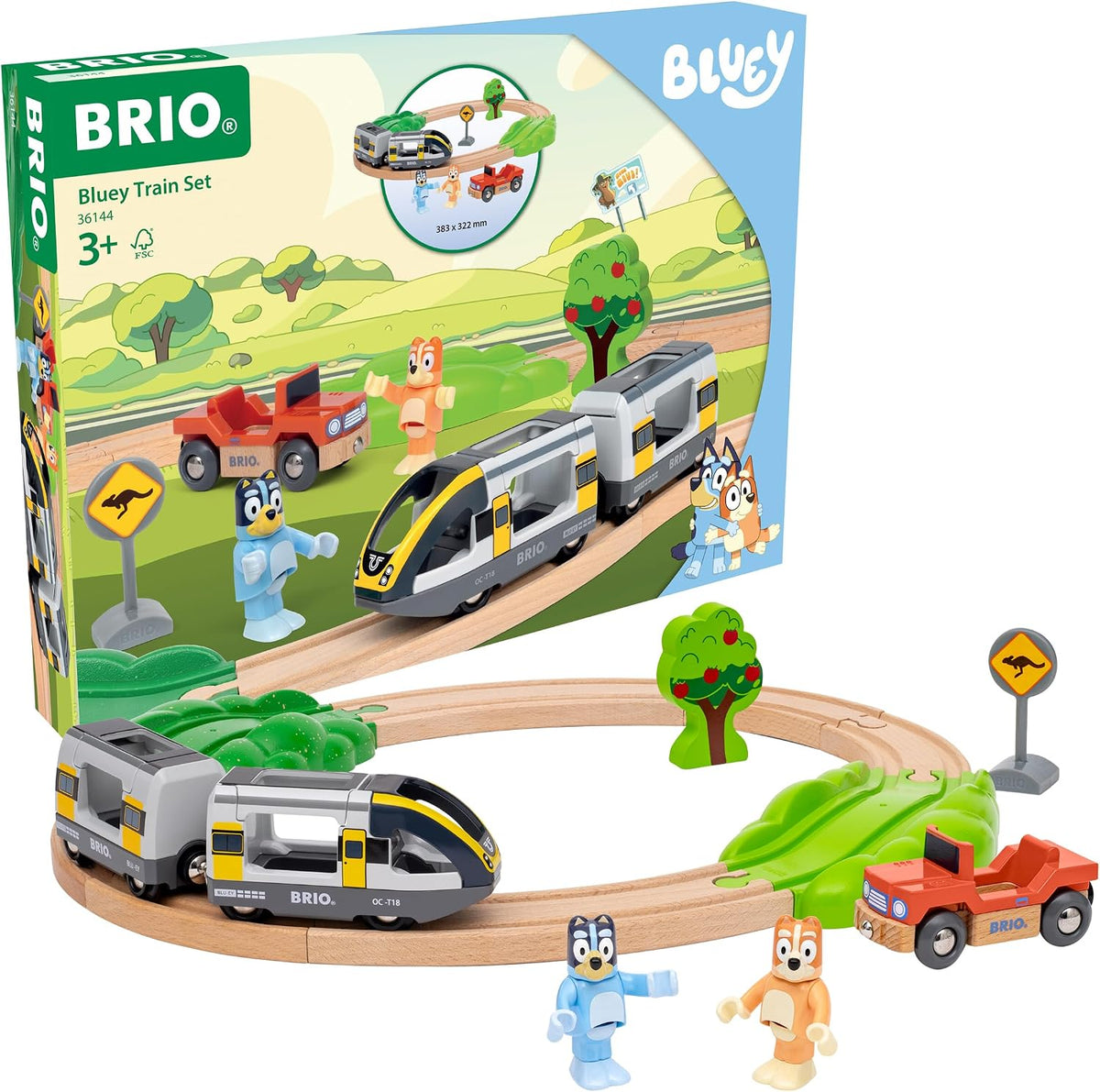 BRIO World - Bluey Bluey Train Set