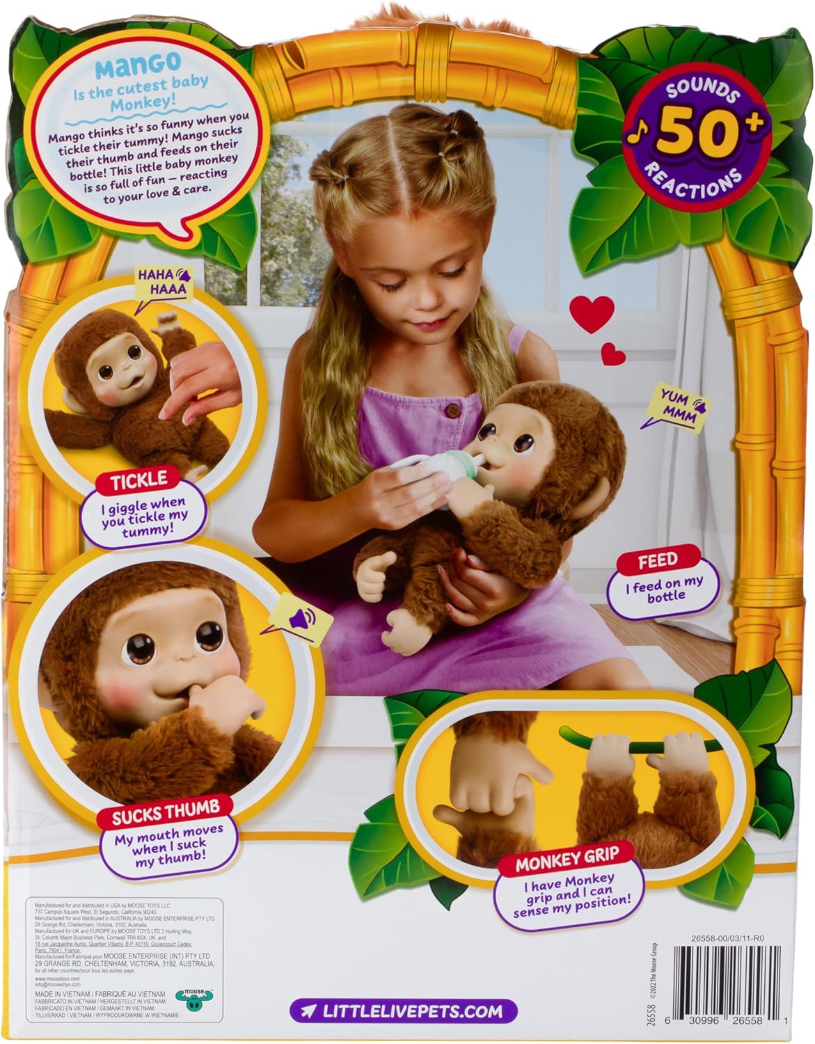 Little Live Pets My Baby Monkey Mango