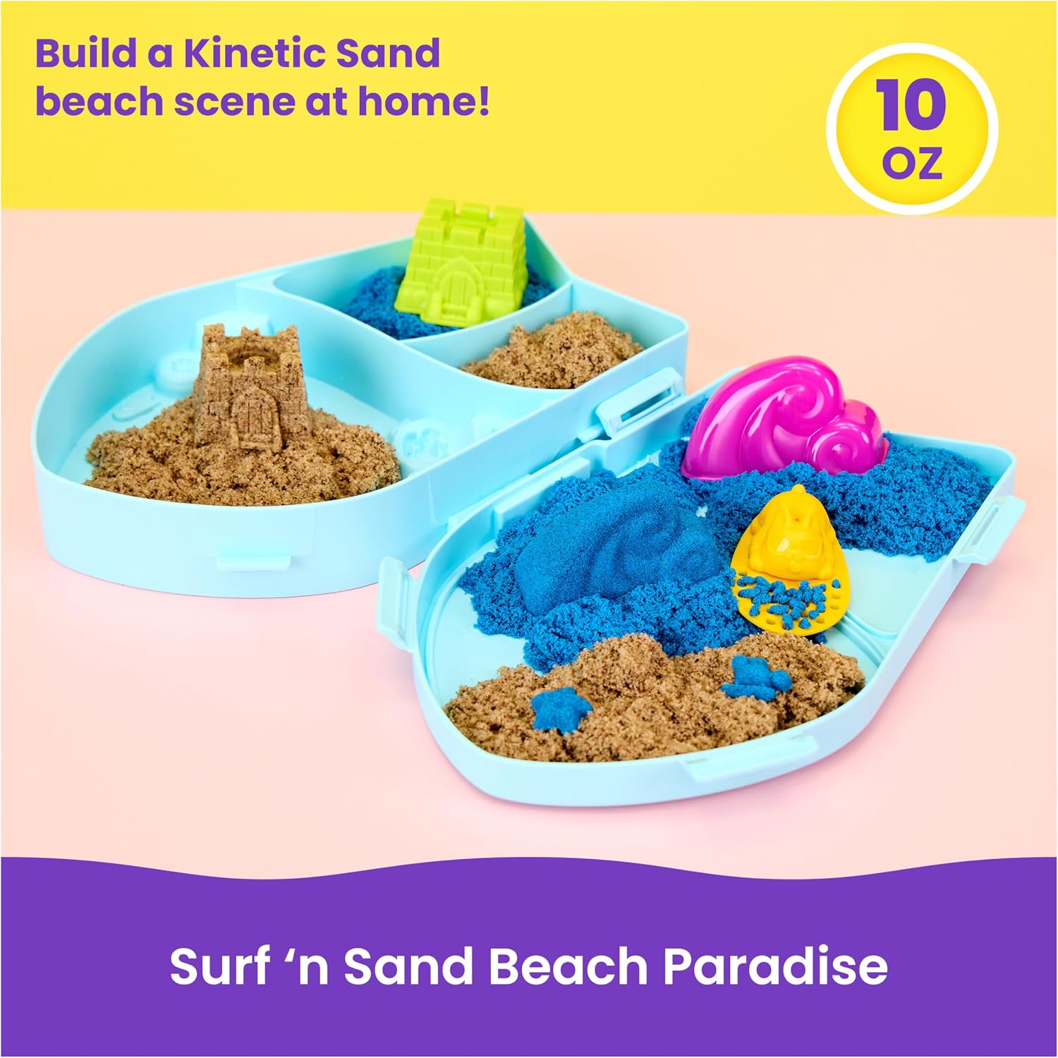 Kinetic Sand Surf and Paradise Playset