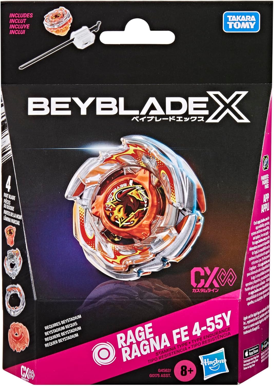 Beyblade X Rage Ragna FE 4-55Y CX Infinity