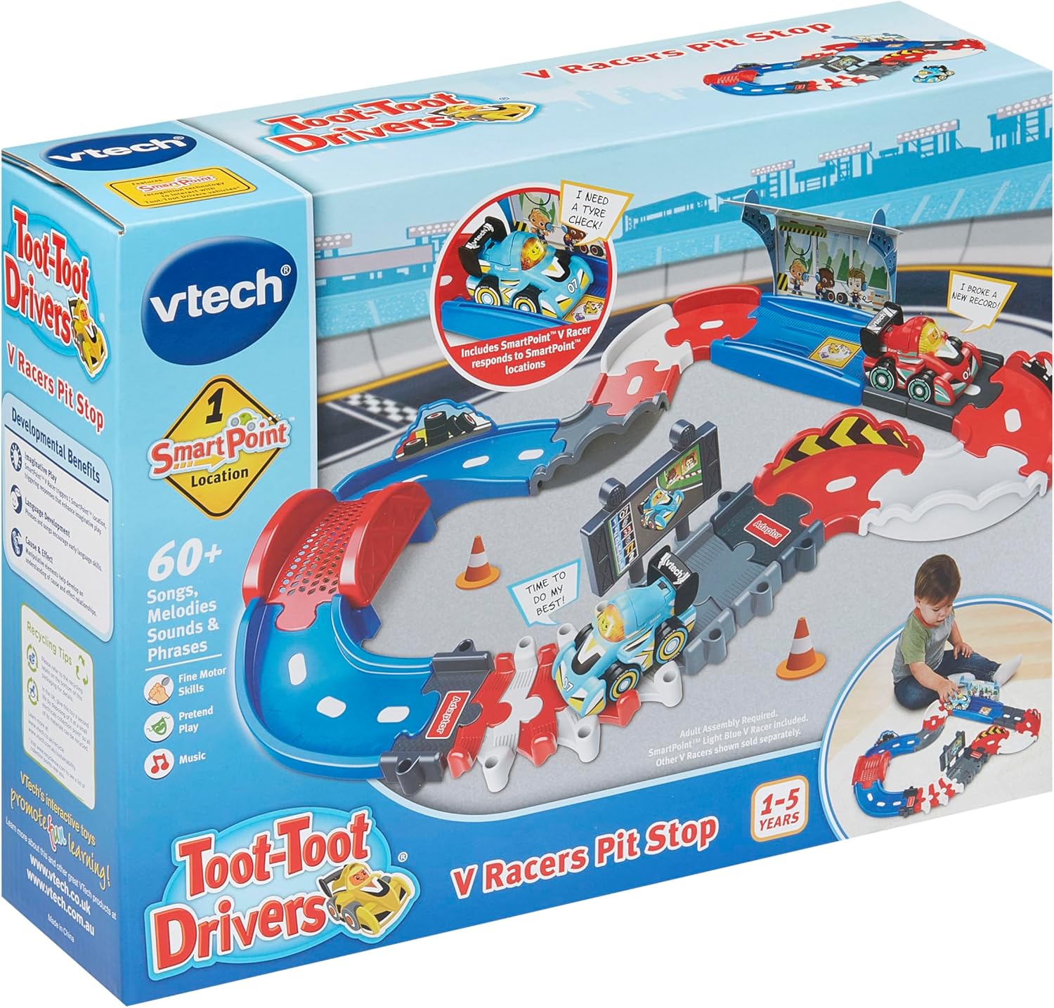 VTech Toot Toot  V Racers Pit Stop Playset