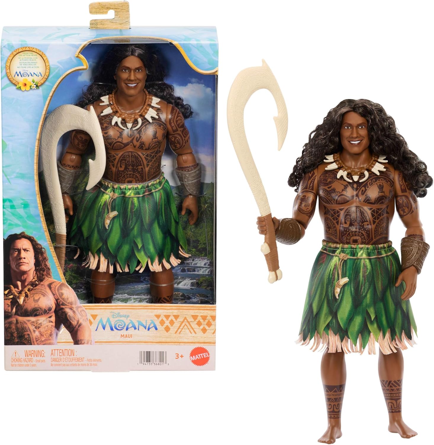 Disney Moana Live Action Maui Doll