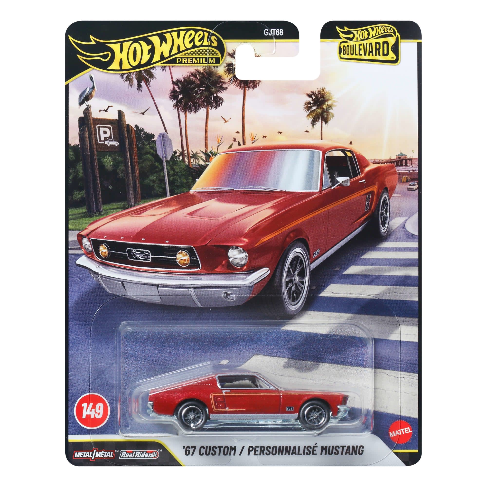 Hot Wheels Boulevard Die Cast 67 Custom / Personnalisé Mustang