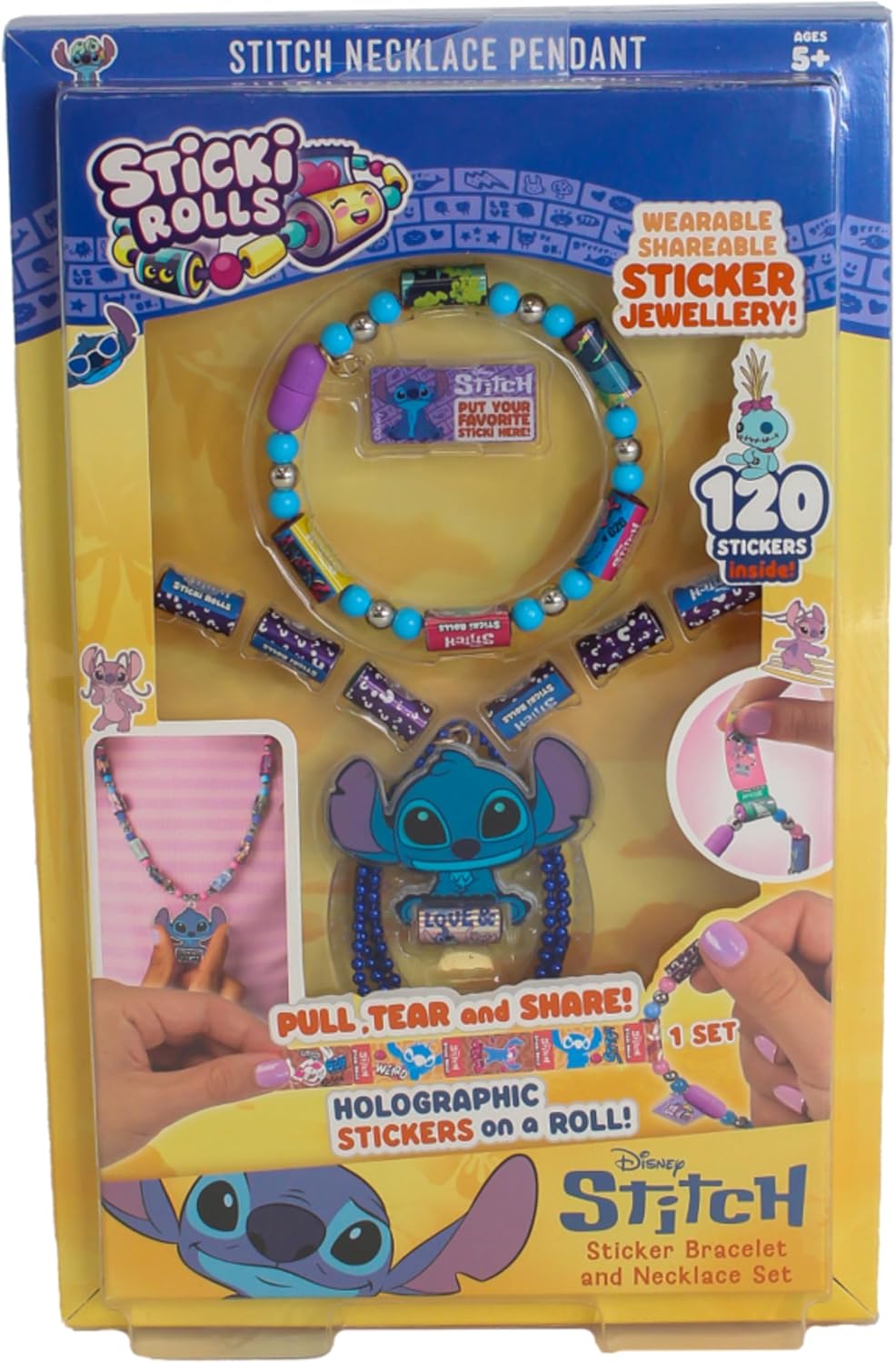 Sticki Rolls Disney Stitch Pendant Pack