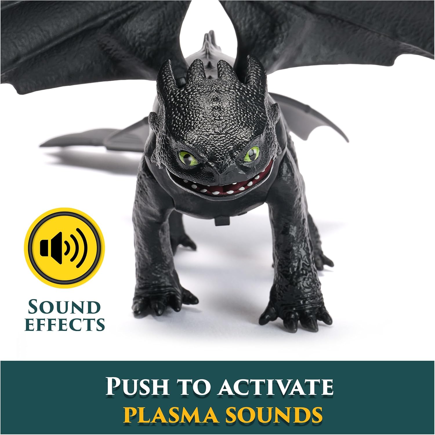 Dreamworks How to Train your Dragon Battle Dragons Plasma Sounds Toothless Action Figure
