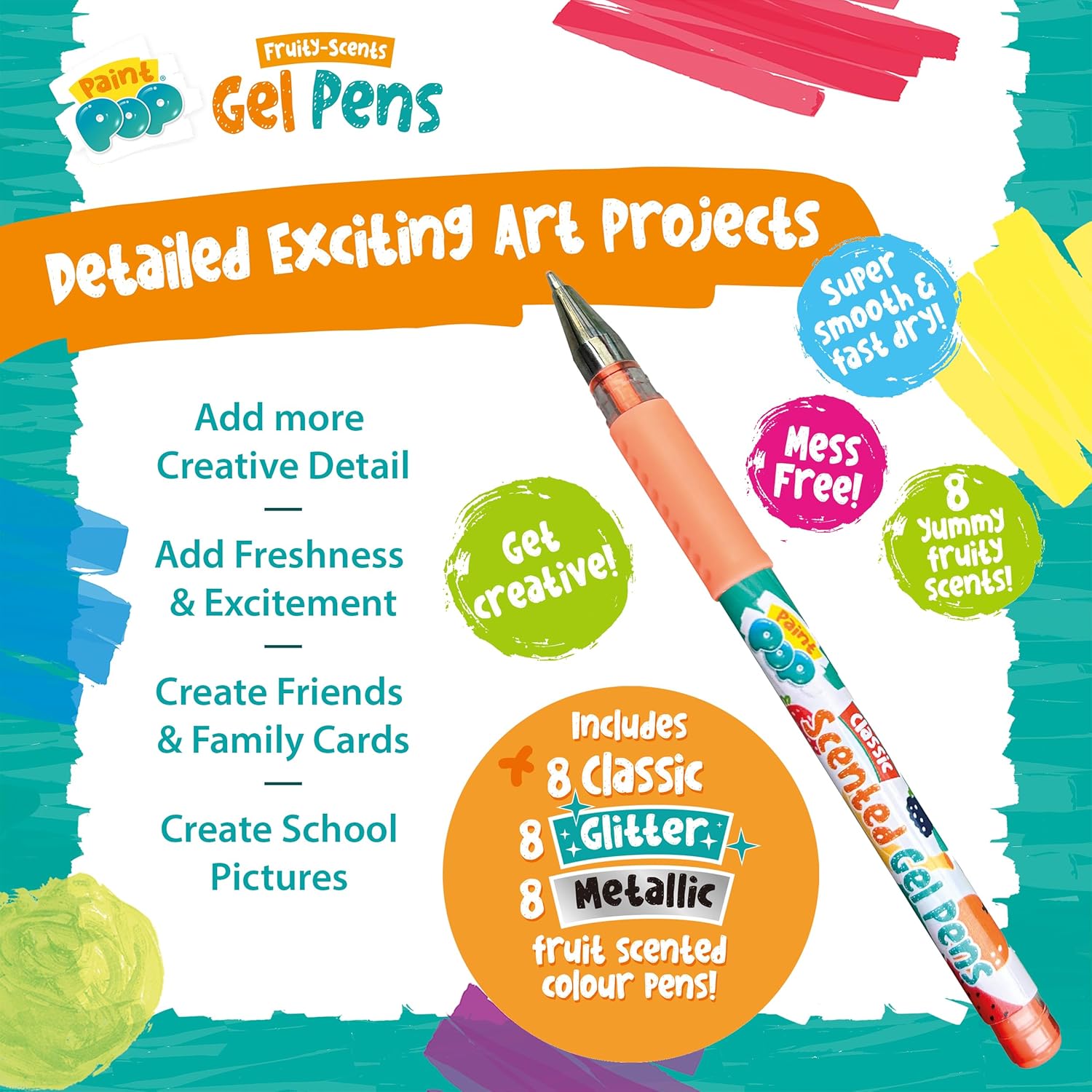 Paint Pop Scented Gel Pens