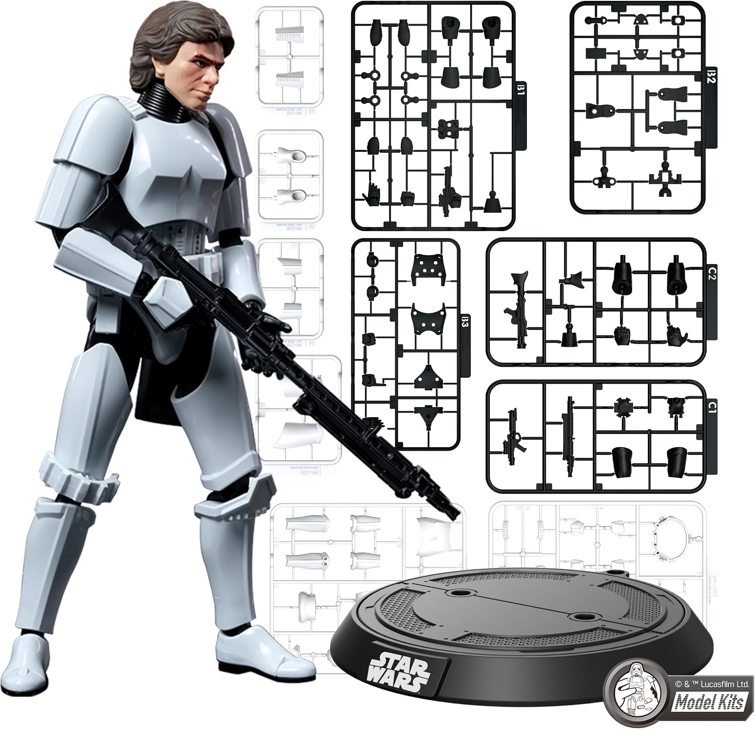 Blokees Star Wars: A New Hope - CC03 Hans Solo Stormtrooper Disguise Version