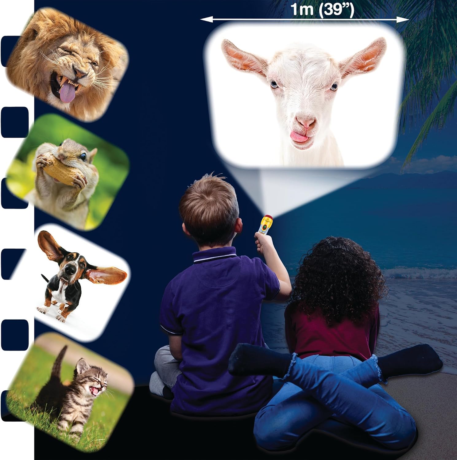 Funny Animals Torch & Projector