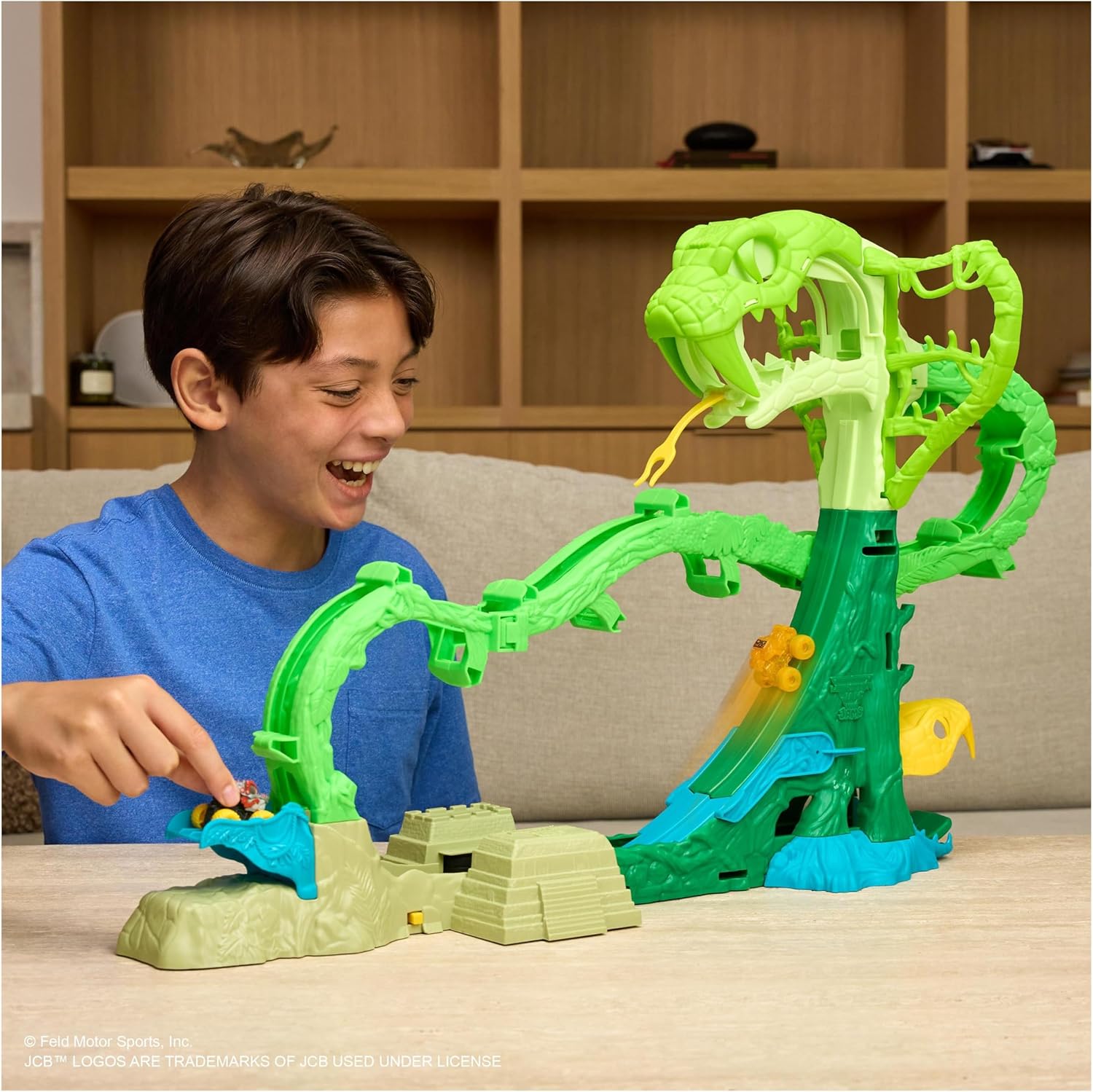 Monster Jam Mini Cobra Booster Playset
