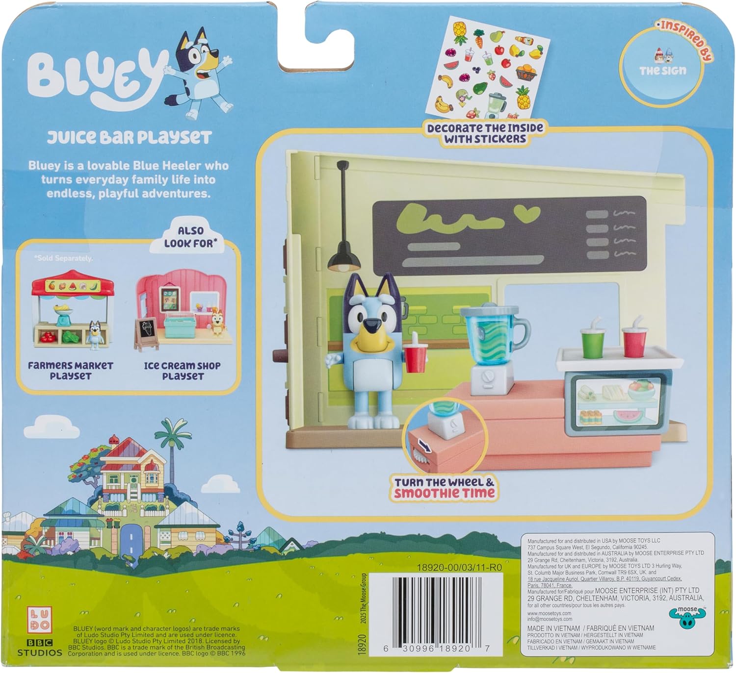 Bluey Juice Bar Playset
