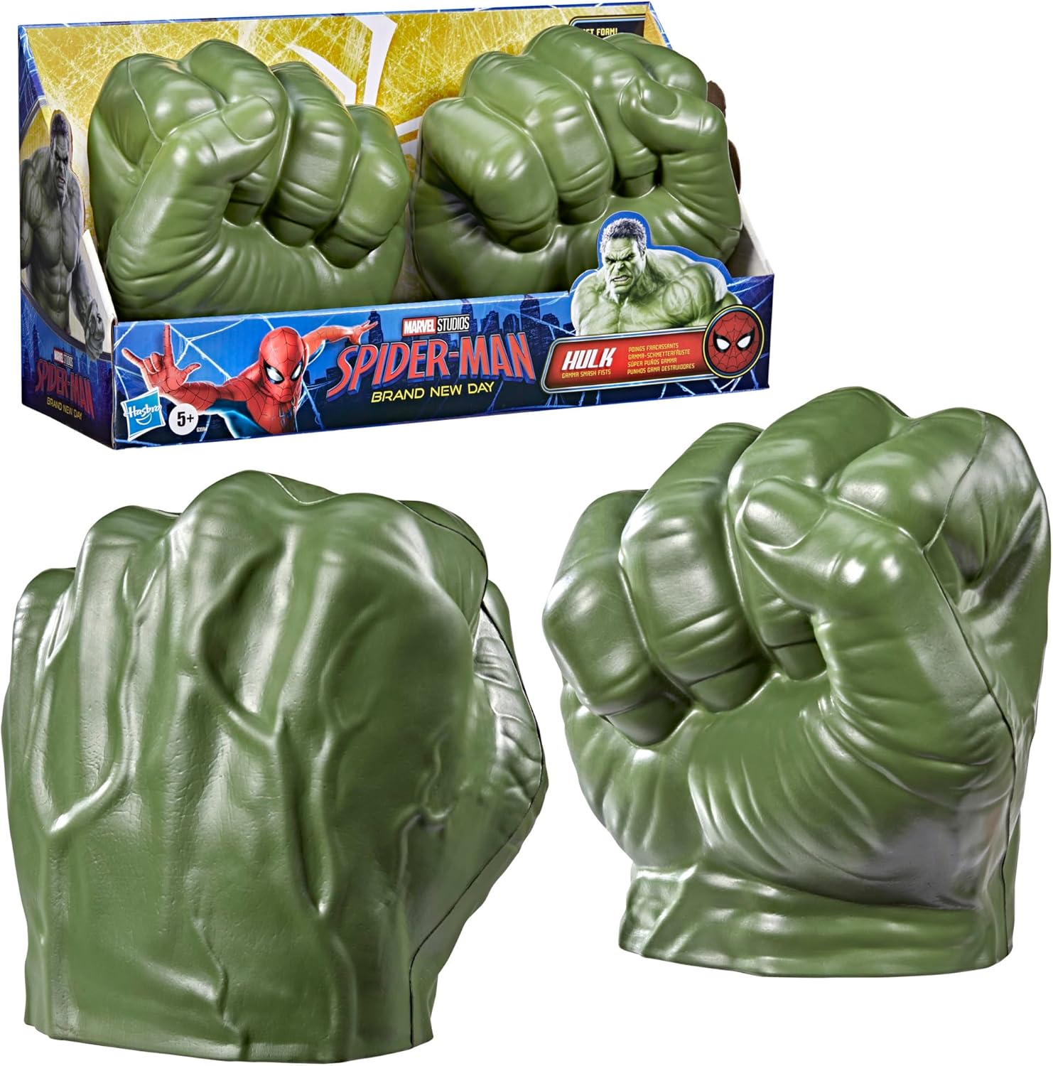Marvel Spiderman Hulk Gamma Smash Fists