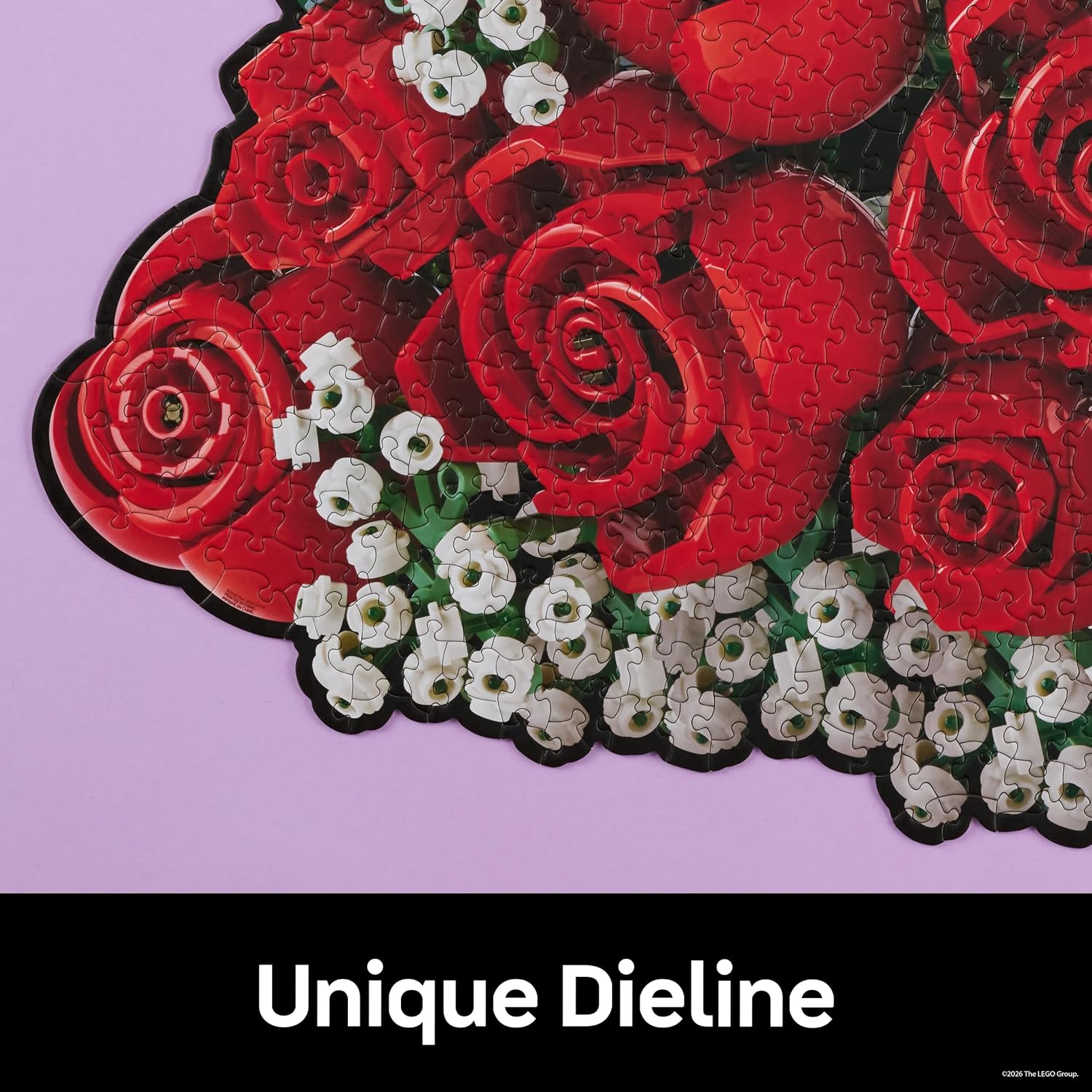 Lego Botanical Rose Bouquet 1004 Piece Puzzle