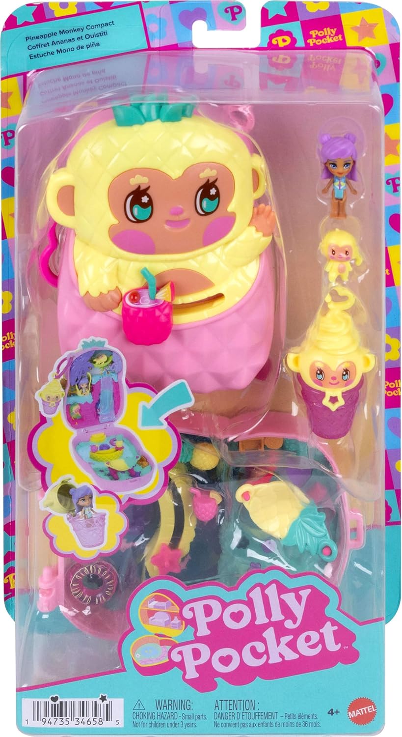 Polly Pocket Pineapple Monkey Compact