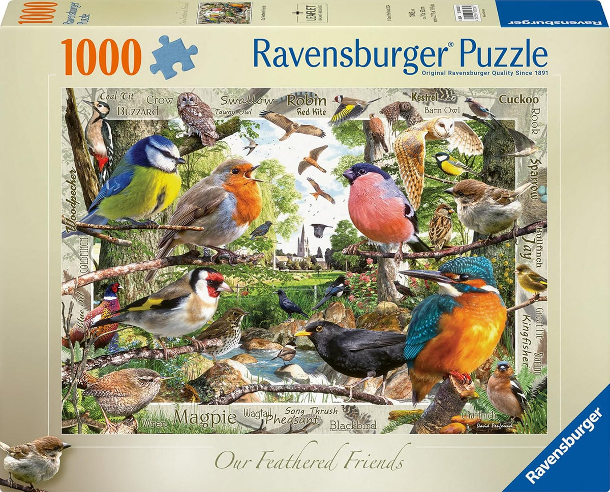 Our Feathered Friends 1000 Piece Jigsaw Puzzle
