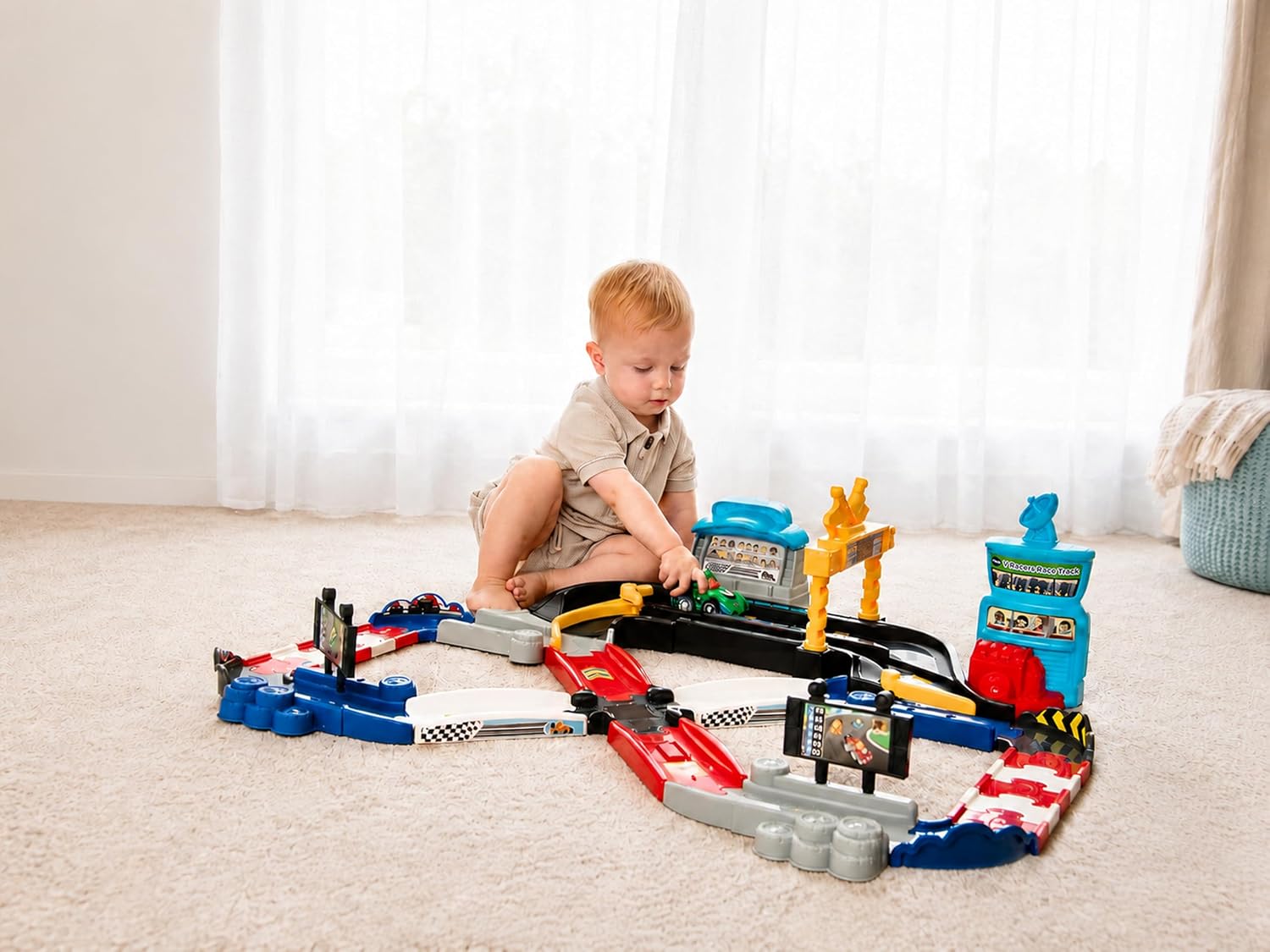 VTech Toot Toot V Racers Race Track Playset