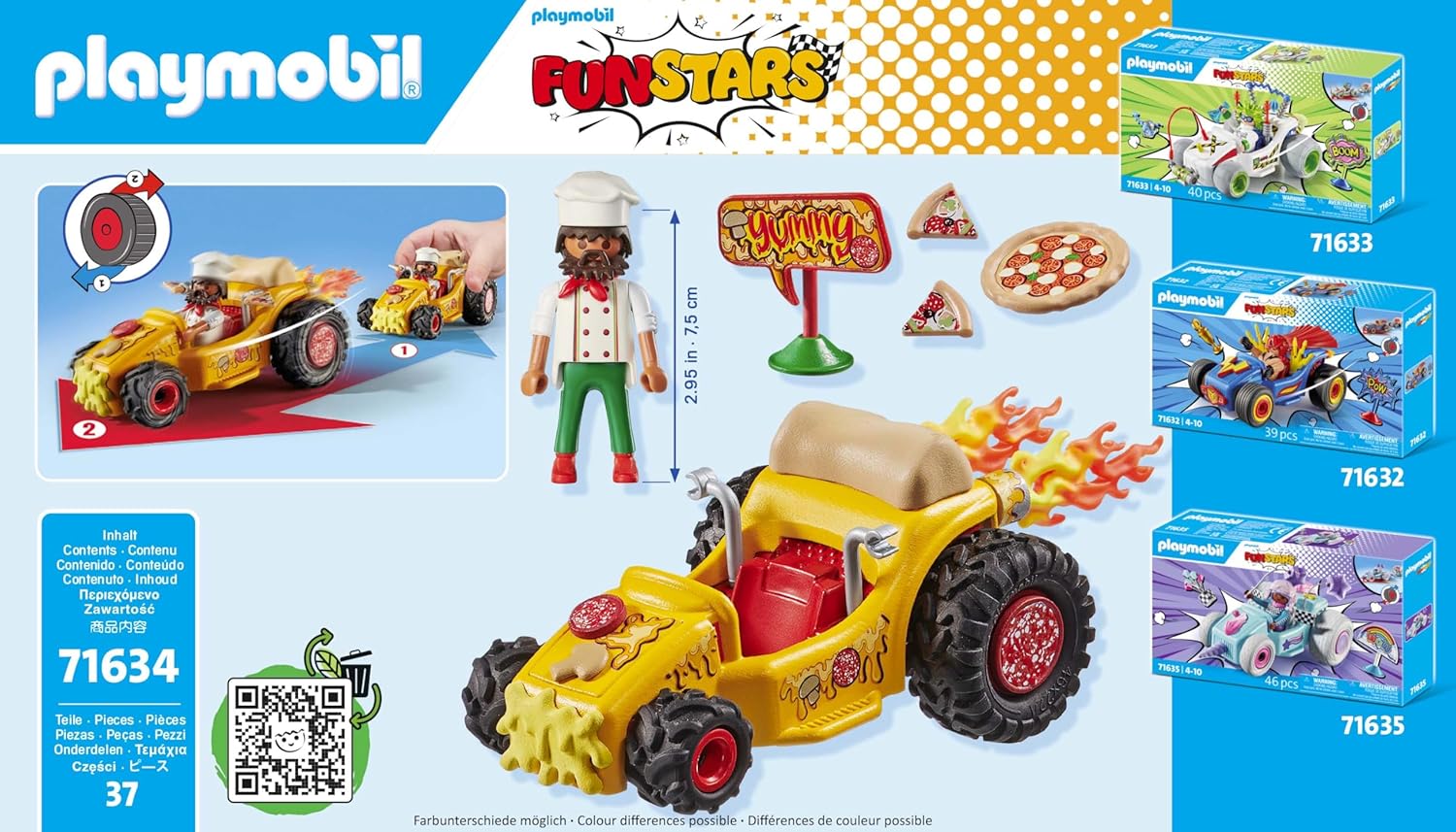 Playmobil Funstars Racing Pizza