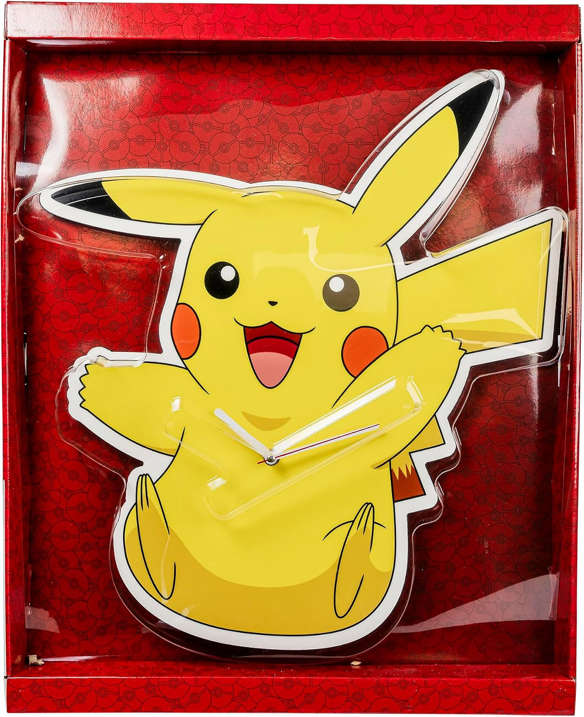 Pokemon Pikachu Shaped Wall Clock