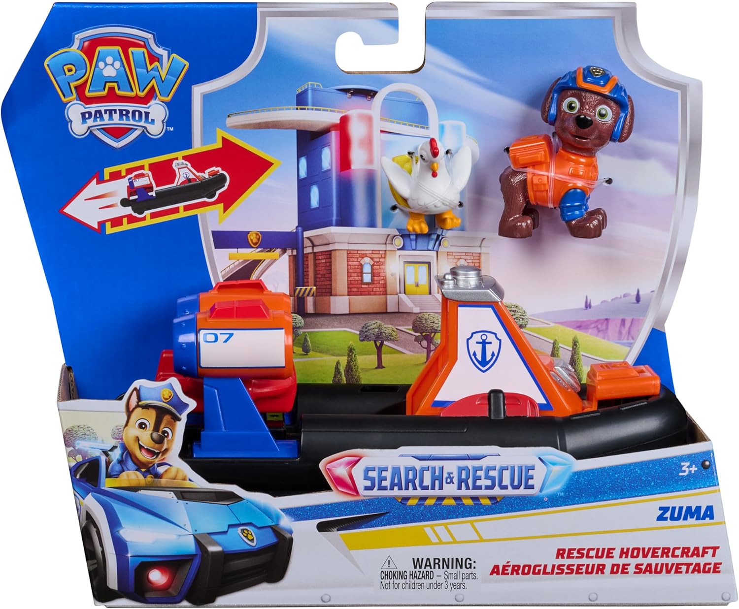 Paw Patrol Search & Rescue Hovercraft - Zuma