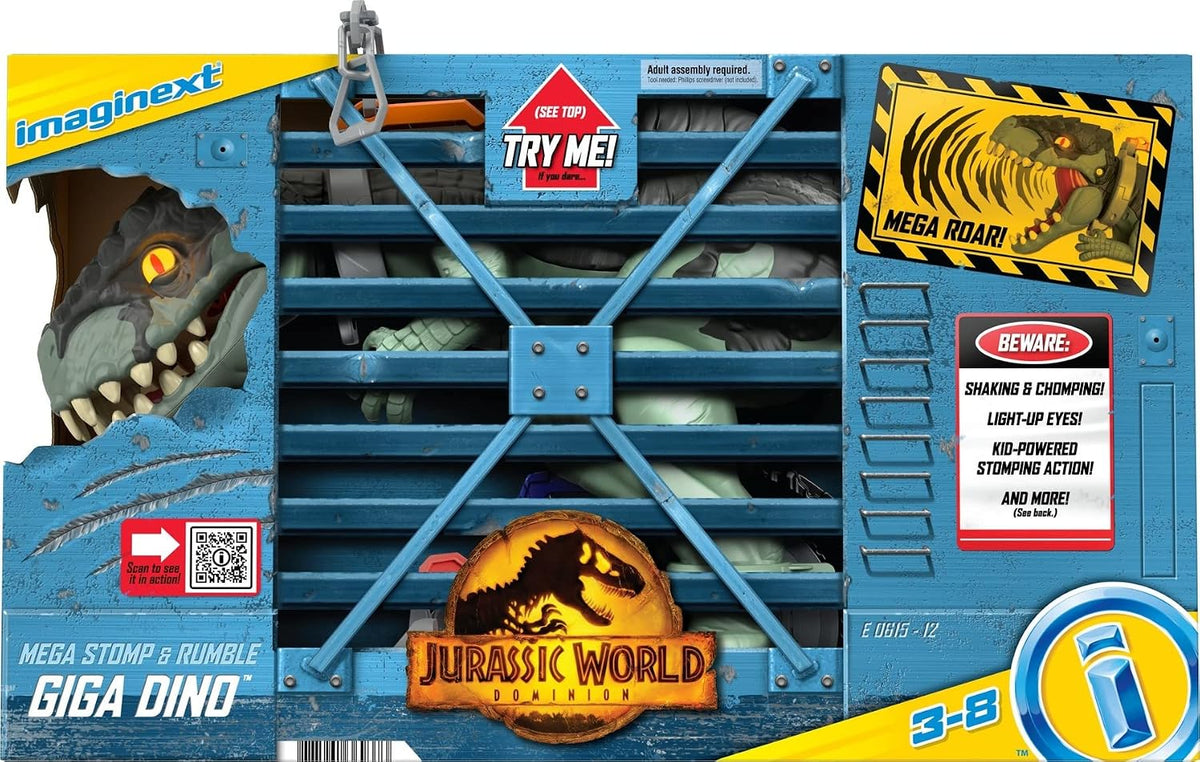 Imaginext Jurassic World 3 Mega Stomp & Rumble Dino