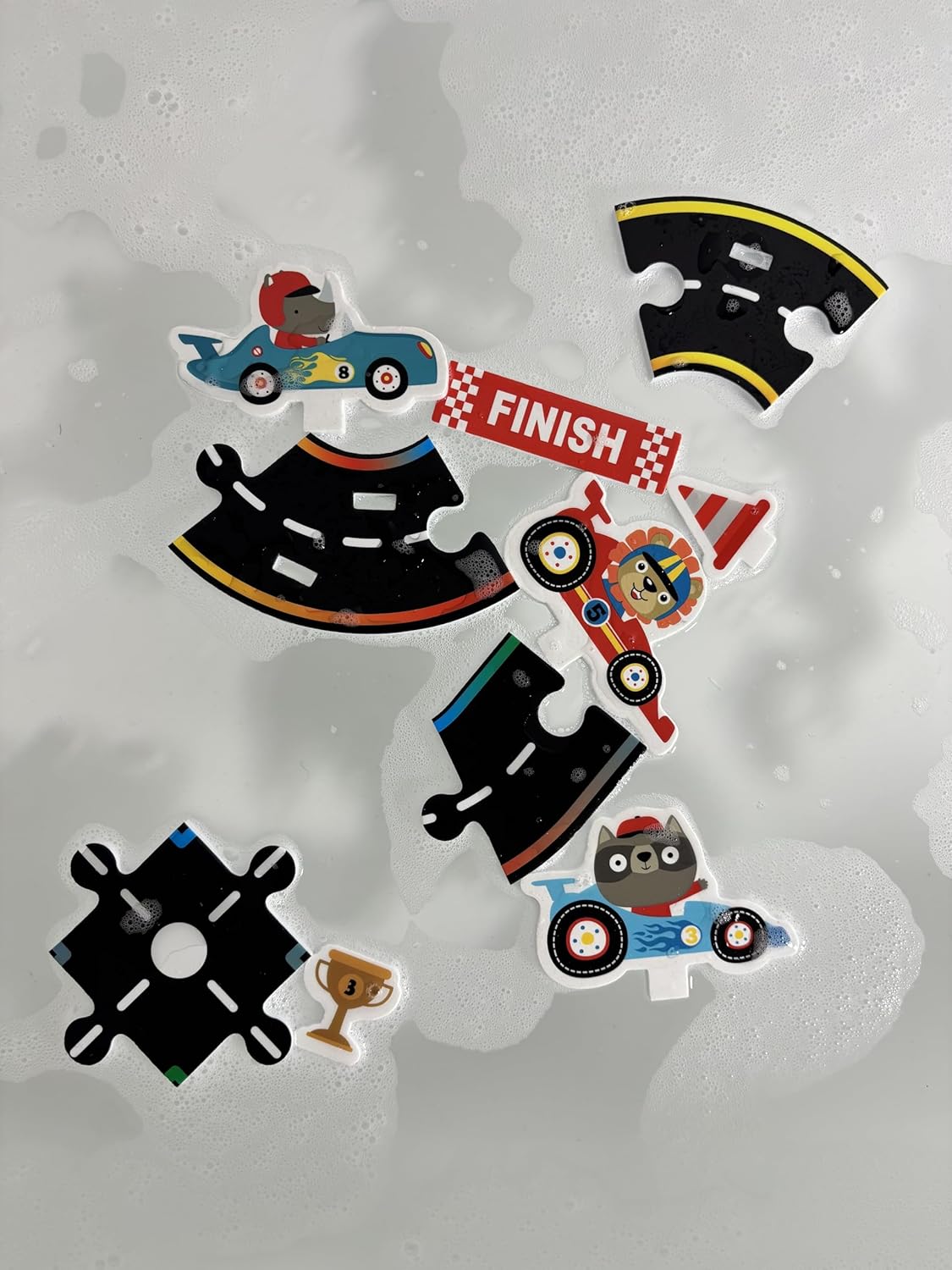 Bath Time Build & Play Grand Prix Racing Set