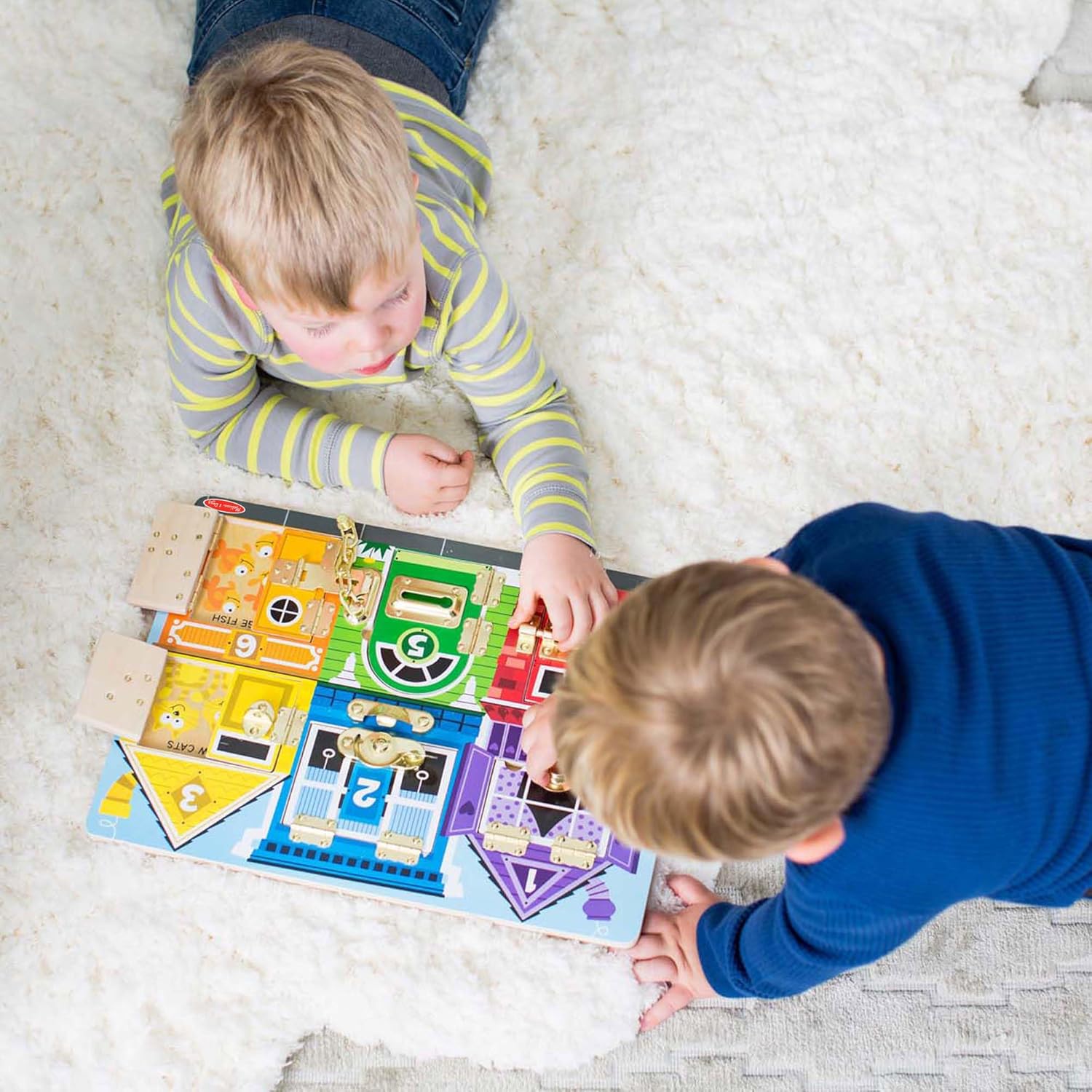 Melissa & Doug Wooden Latches Board Game