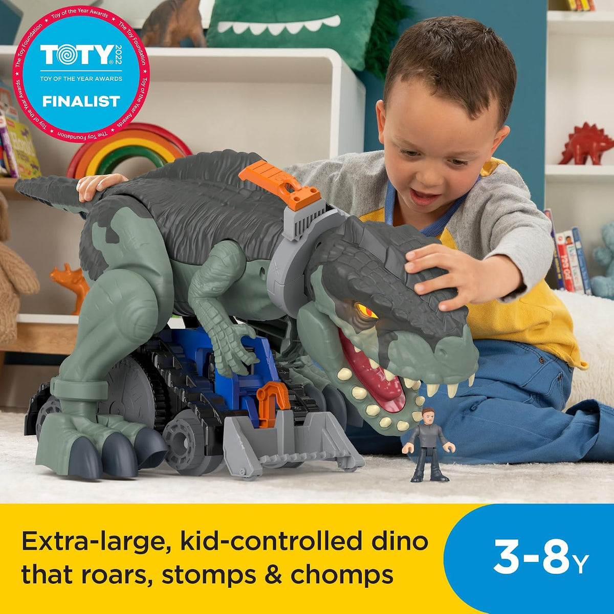 Imaginext Jurassic World 3 Mega Stomp & Rumble Dino