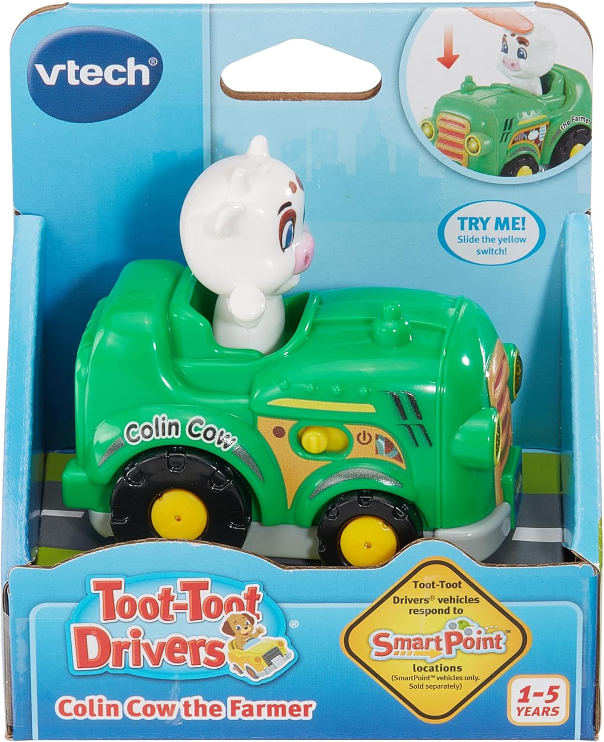 VTech Toot-Toot Drivers Colin Cow with Tractor