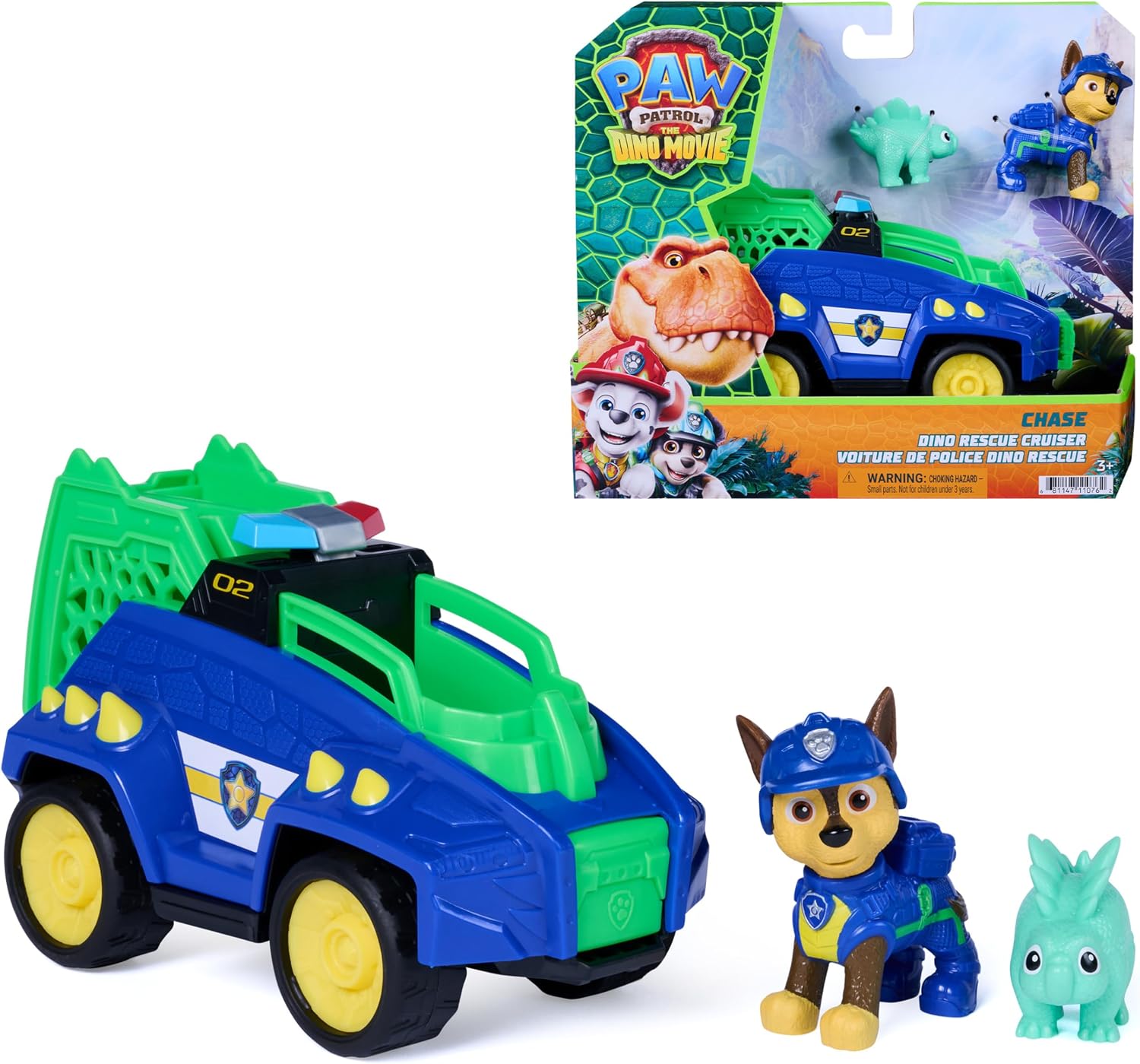 Paw Patrol The Dino Movie - Chase Dino Rescue Cruiser
