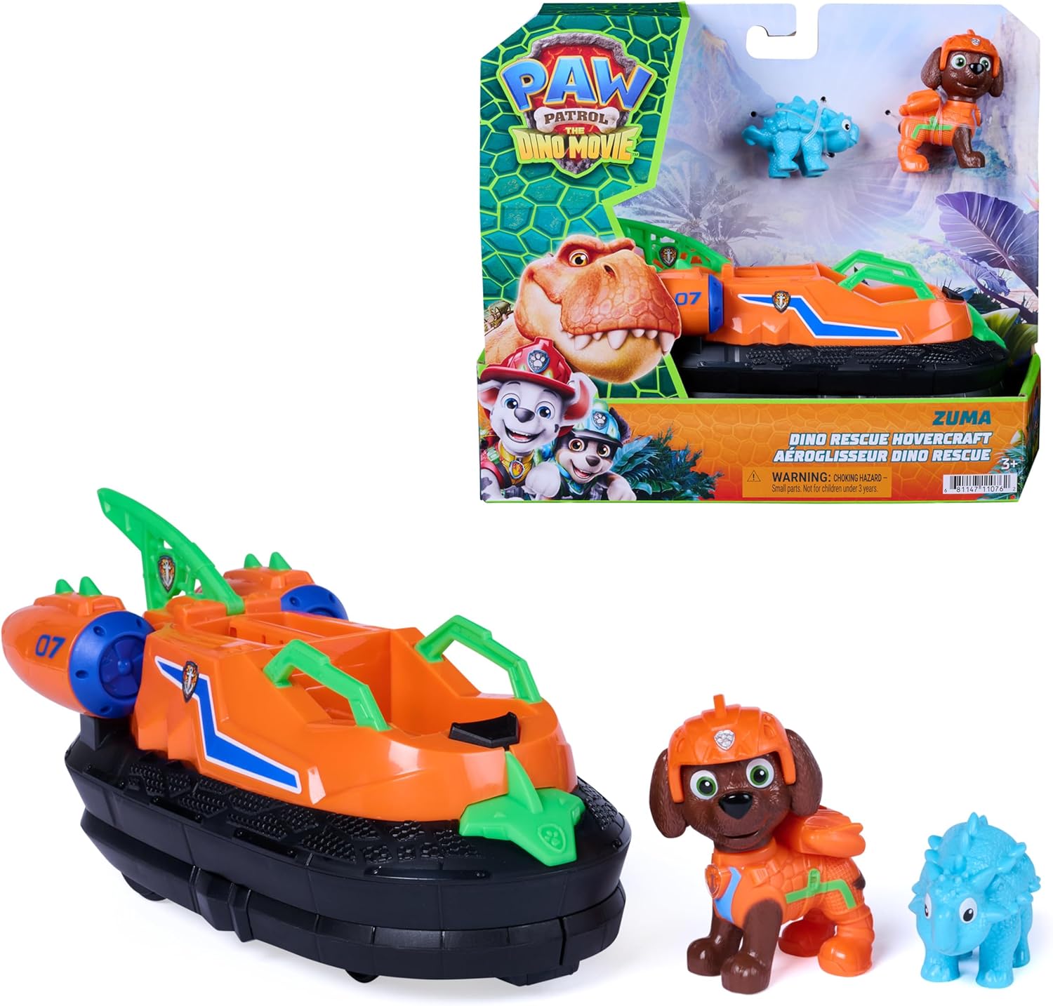 Paw Patrol Dino Movie - Zuma Rescue Hovercraft
