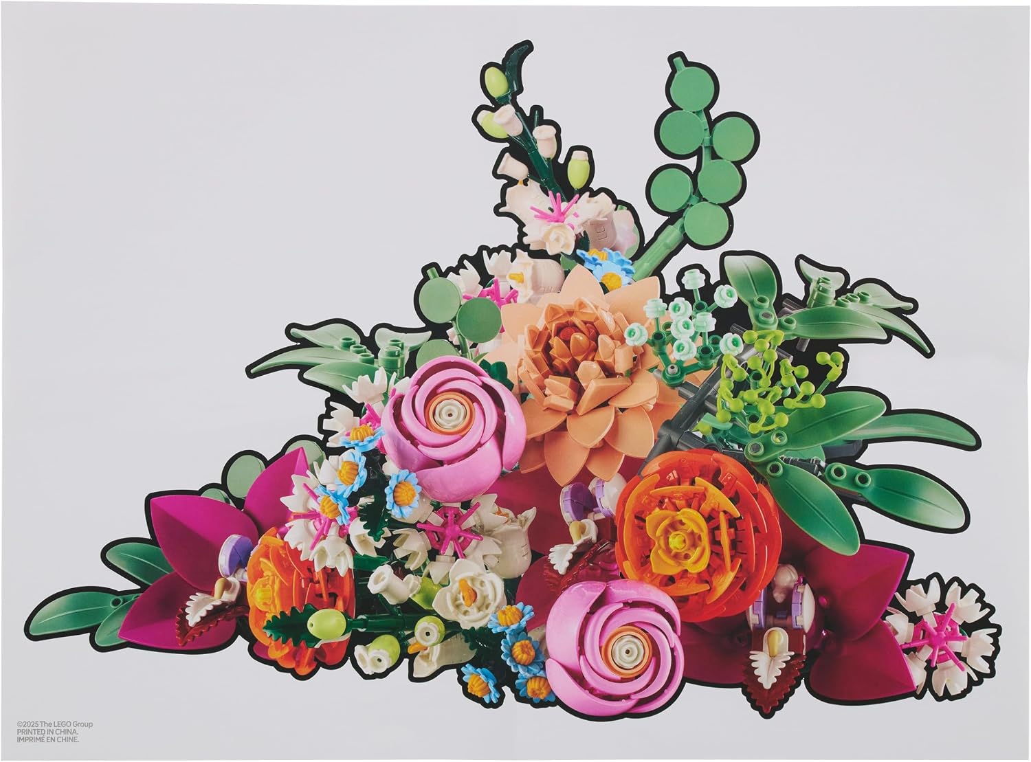 Lego Botanical Pink Bouquet 996 Piece Puzzle