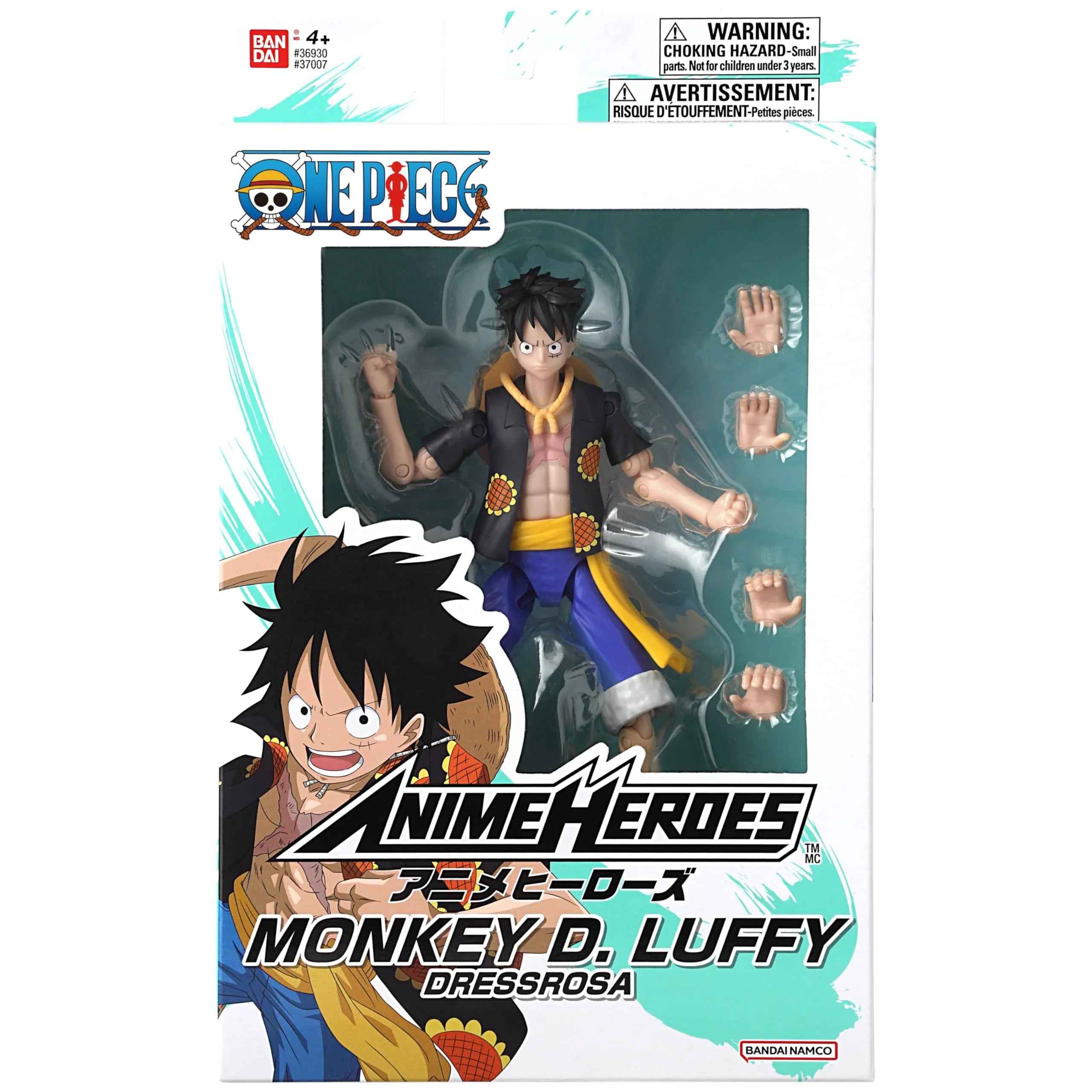 ONE PIECE - Monkey D. Luffy Dressrosa - Figure Anime Heroes 17cm