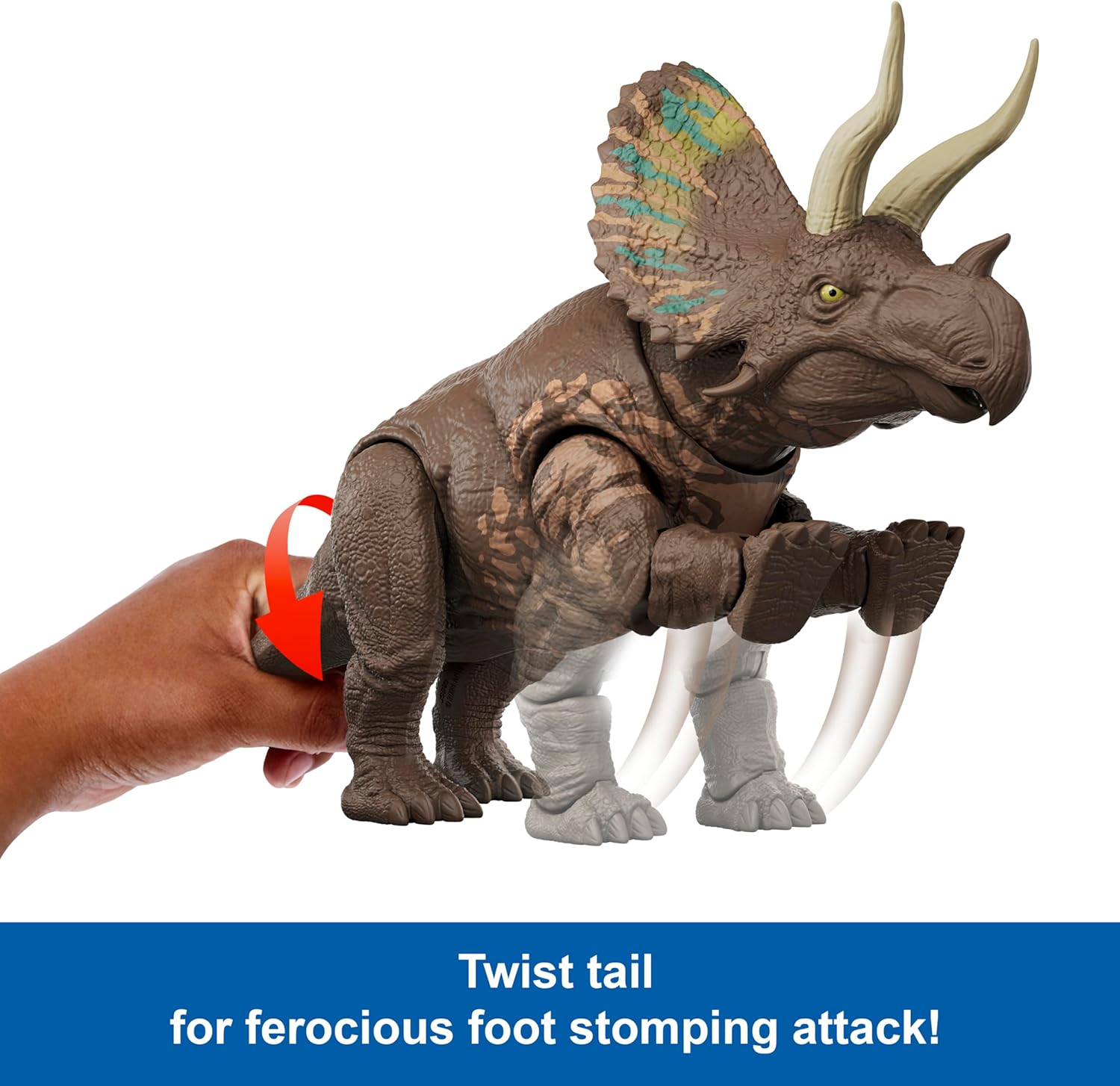 Jurassic World Rebirth - Gigantic Thrashers Eotric Dinosaur Action Figure