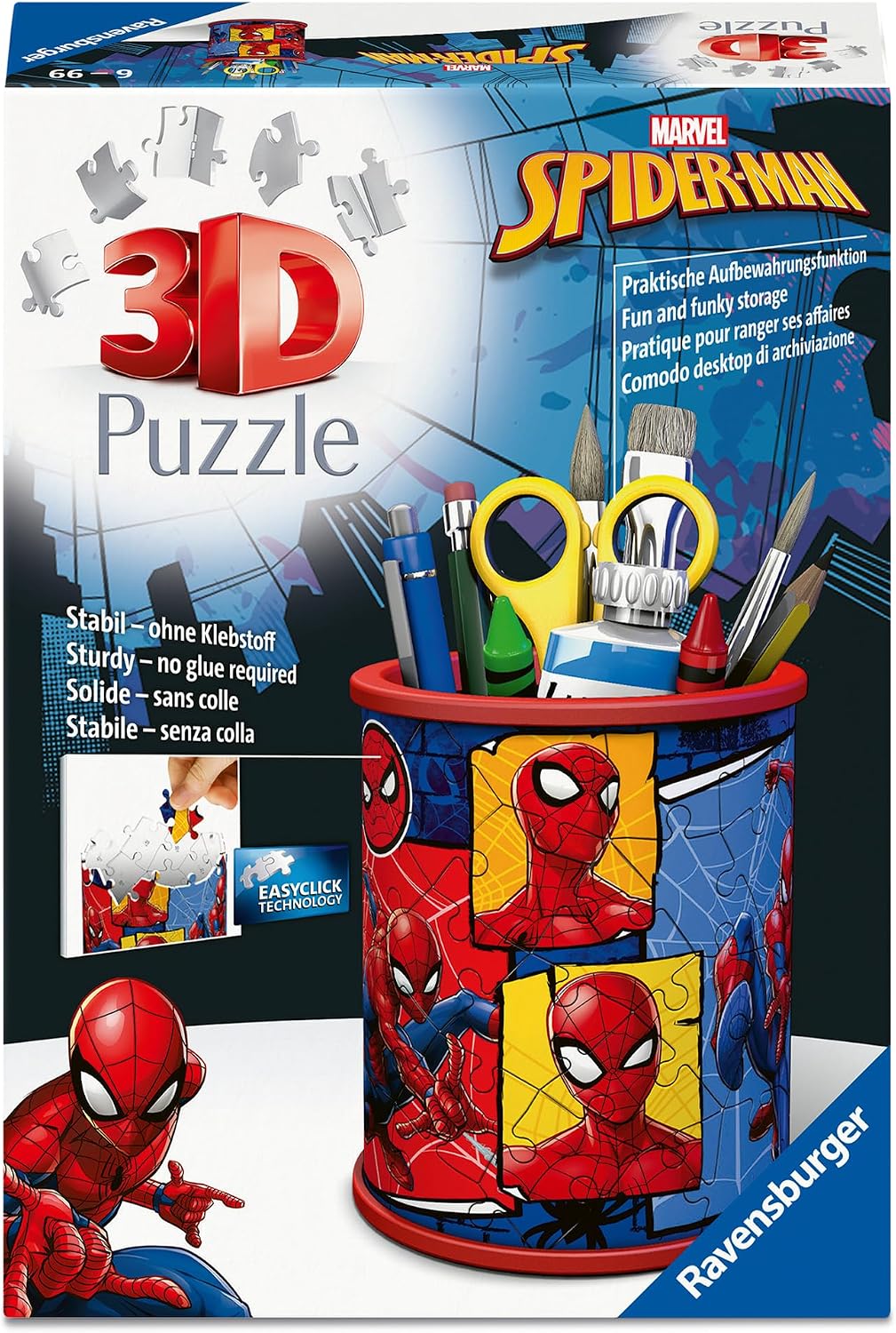 Spiderman Pencil Cup  54 Piece 3D Puzzle