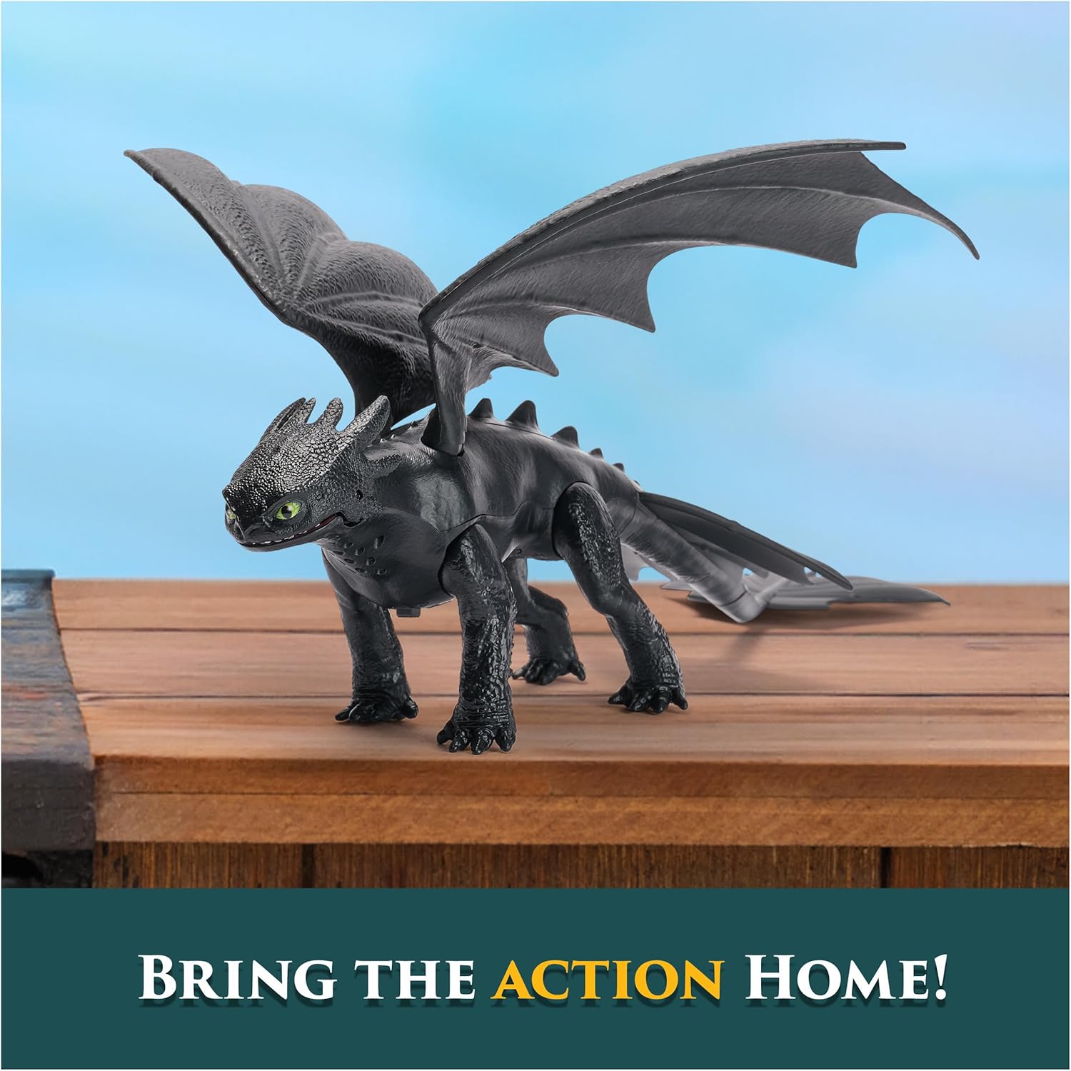 Dreamworks How to Train your Dragon Battle Dragons Plasma Sounds Toothless Action Figure