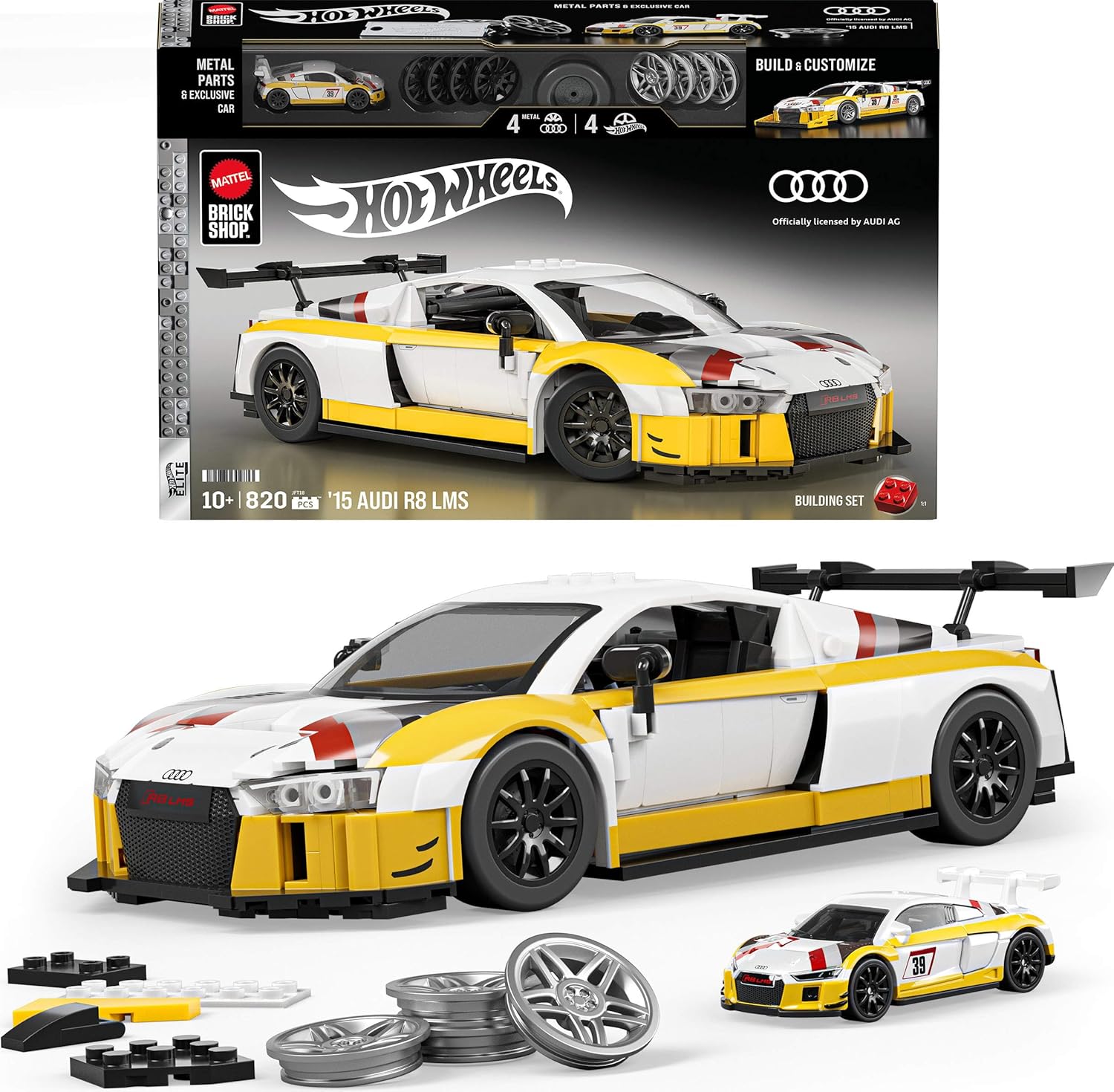 Hot Wheels Brick Shop 15 Audi R8 LMS