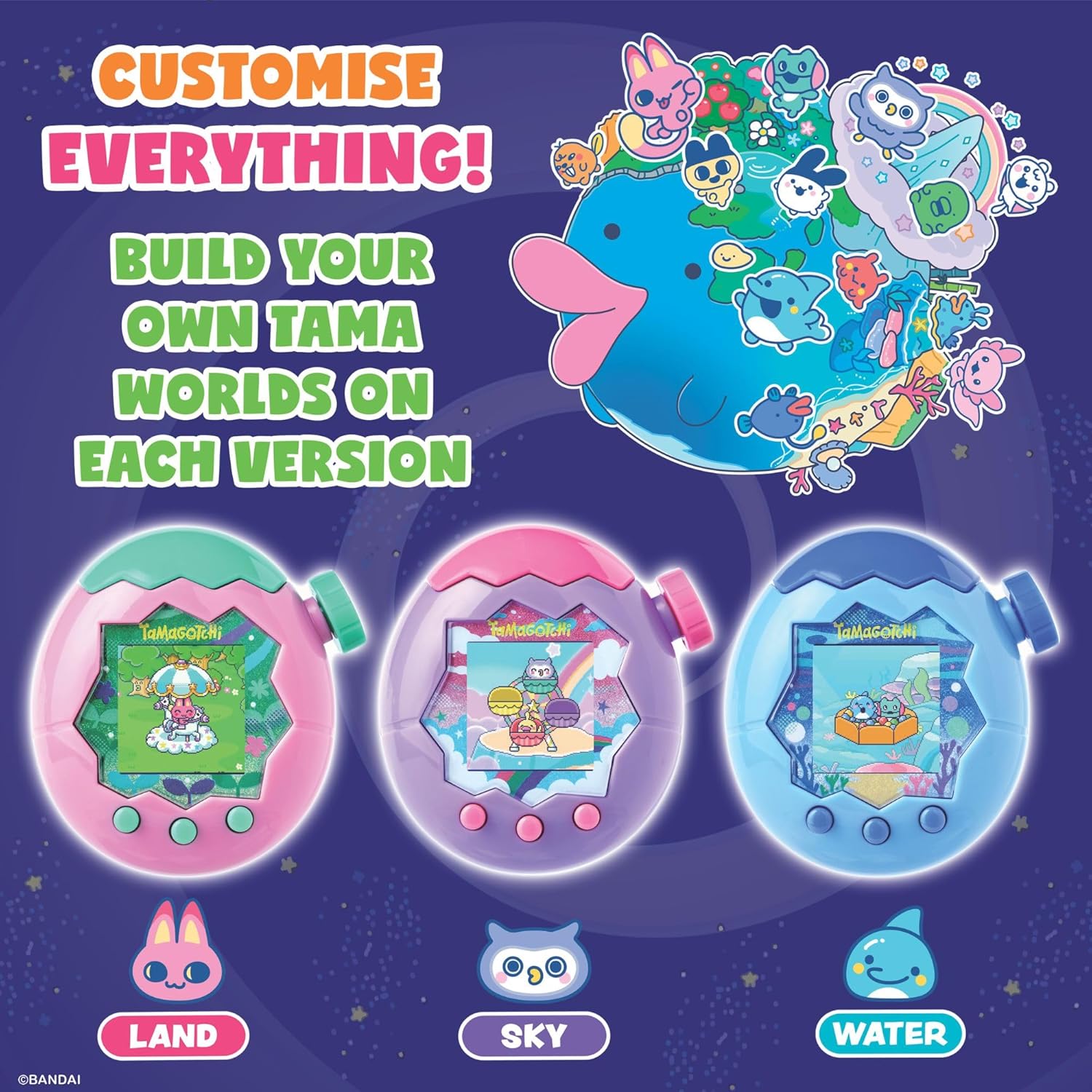 Tamagotchi Paradise - Water - Digital Pet
