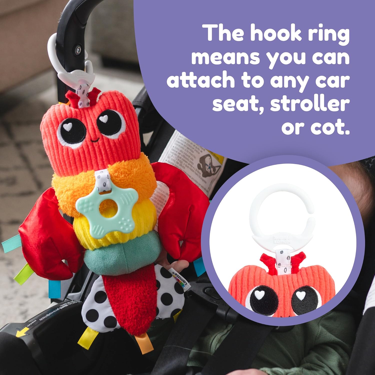 Lamaze Liam The Lobster Clip & Go