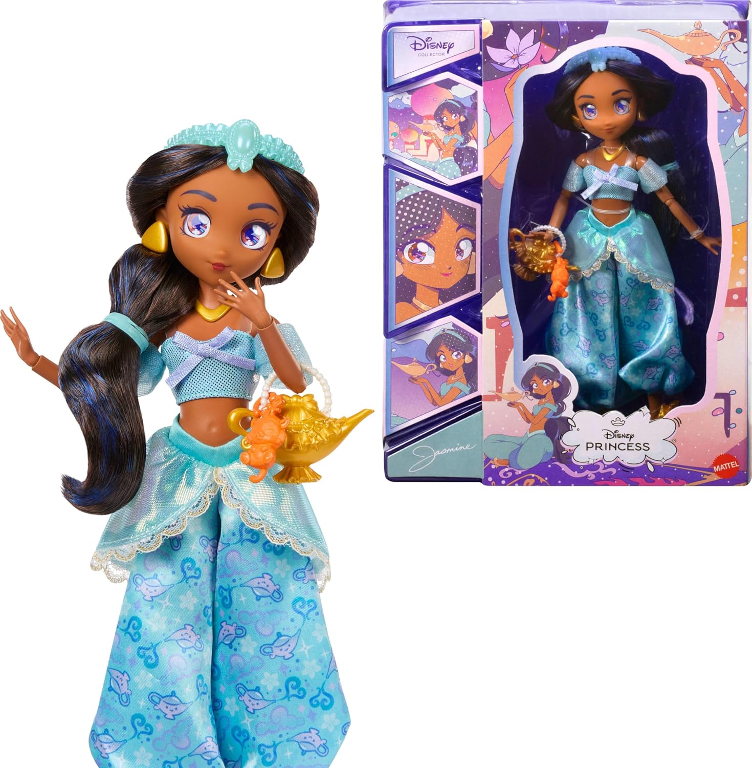 Disney Collector Princess Jasmine Manga Collectible Anime Doll